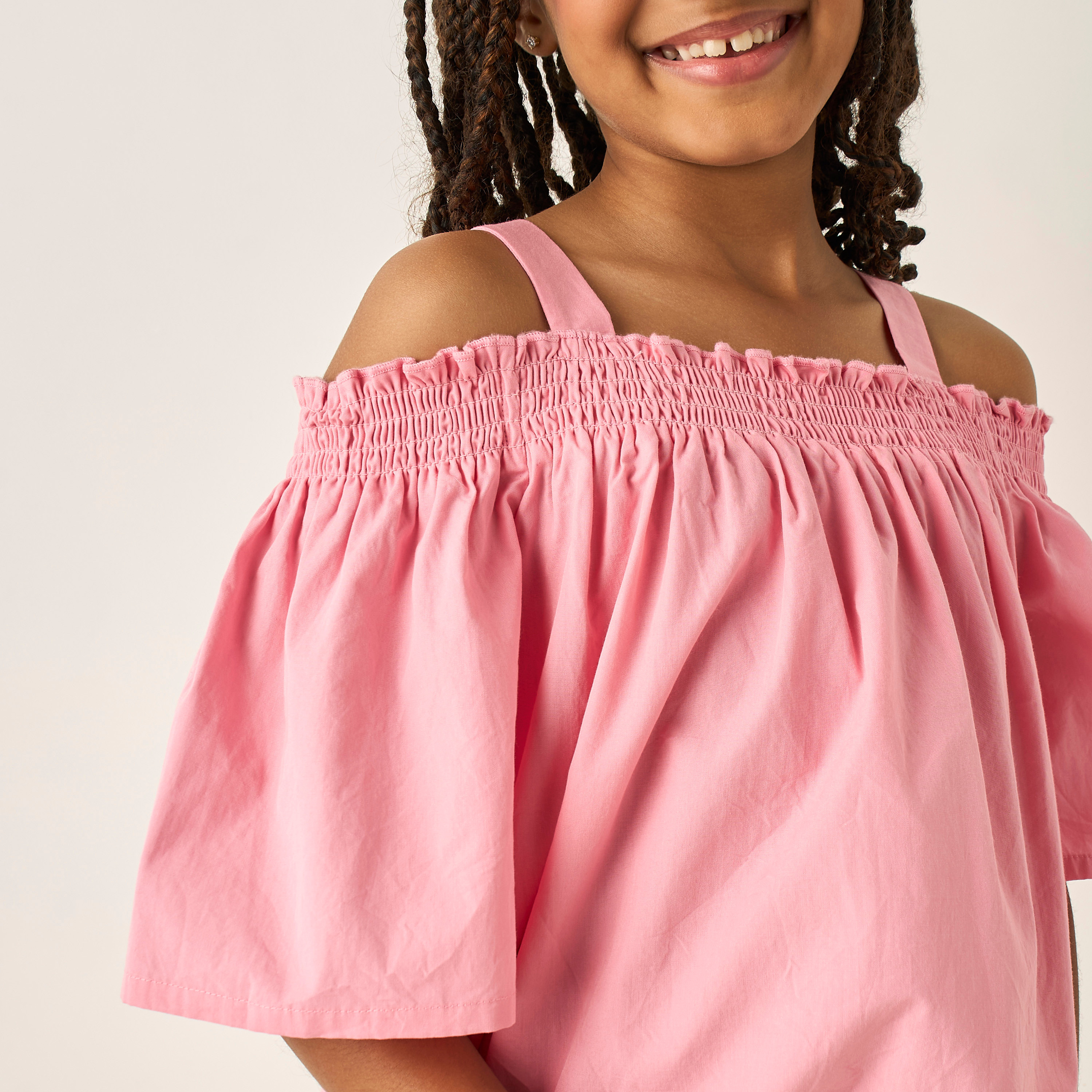 Juniors Solid Off Shoulder Top-girls-clothing-blousesandshirts-image-3