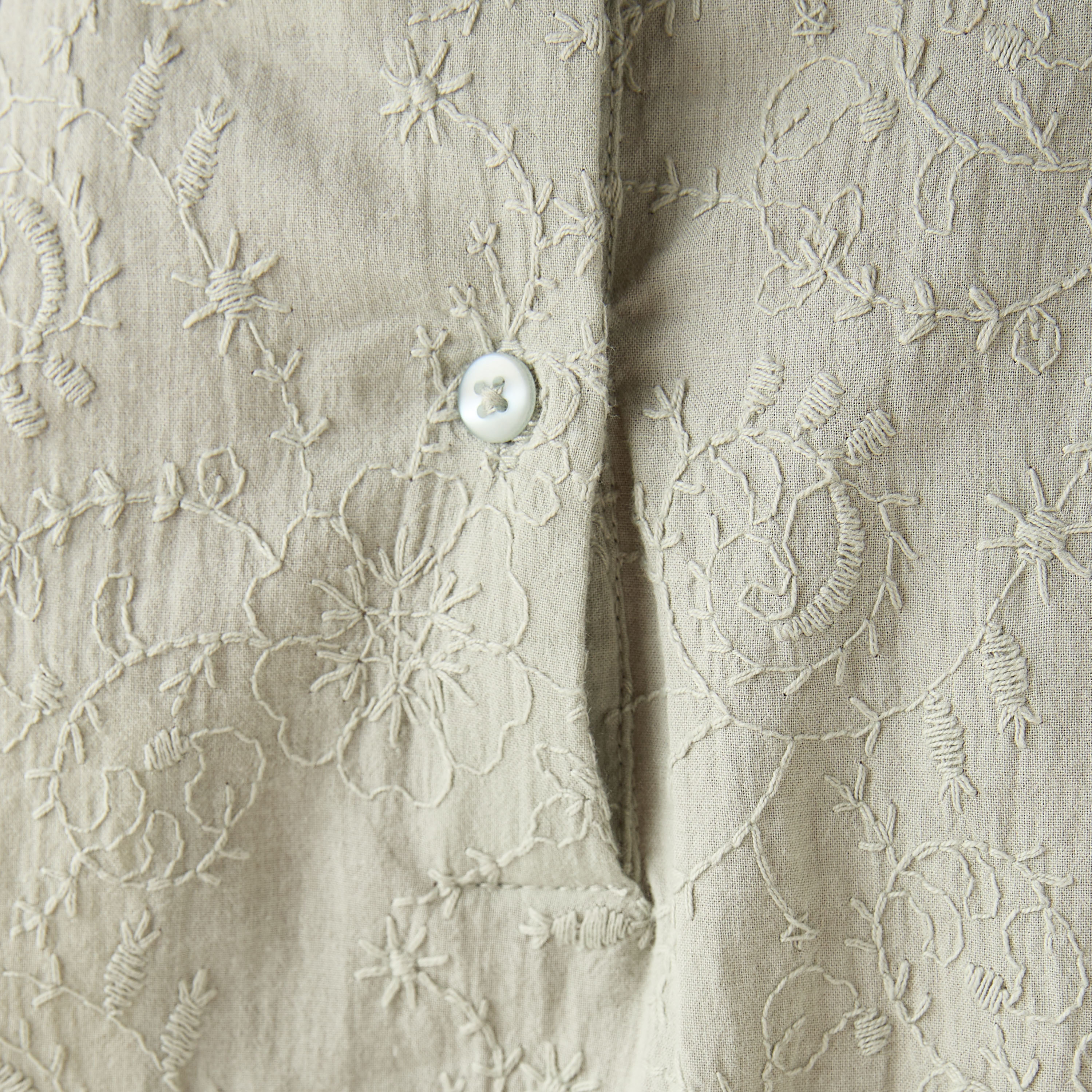 Eligo Floral Embroidered Top with Round Neck and Button Closure-girls-clothing-blousesandshirts-image-5