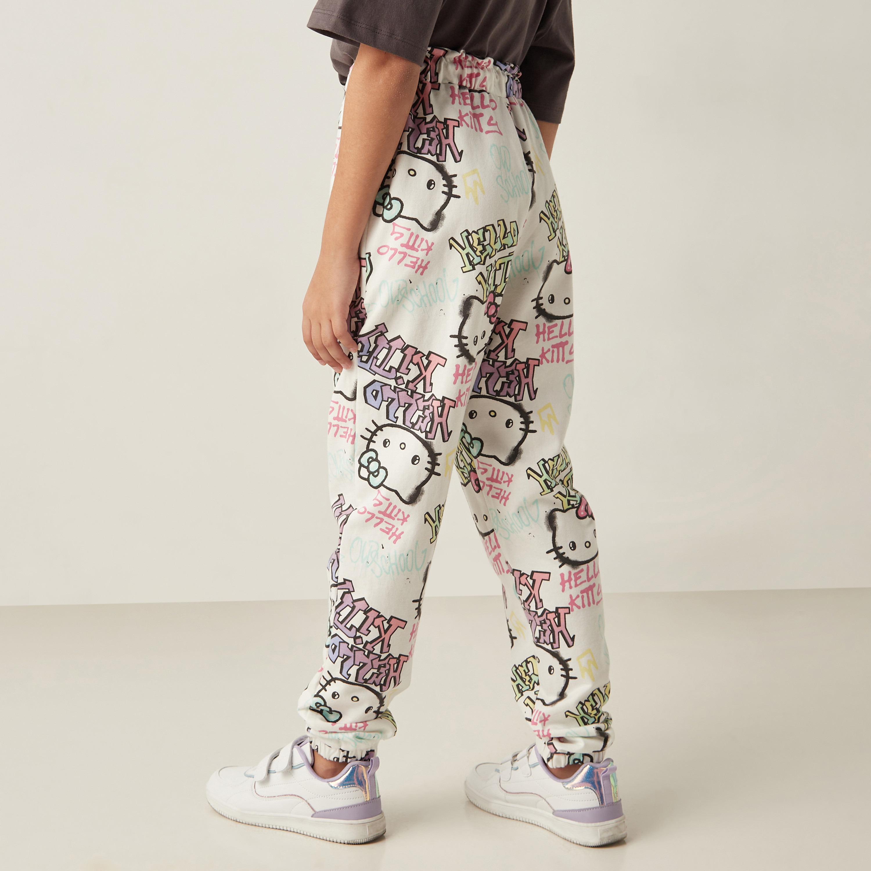 Sanrio All-Over Hello Kitty Print Joggers with Pockets-girls-clothing-bottoms-joggersandtrackpants-image-3