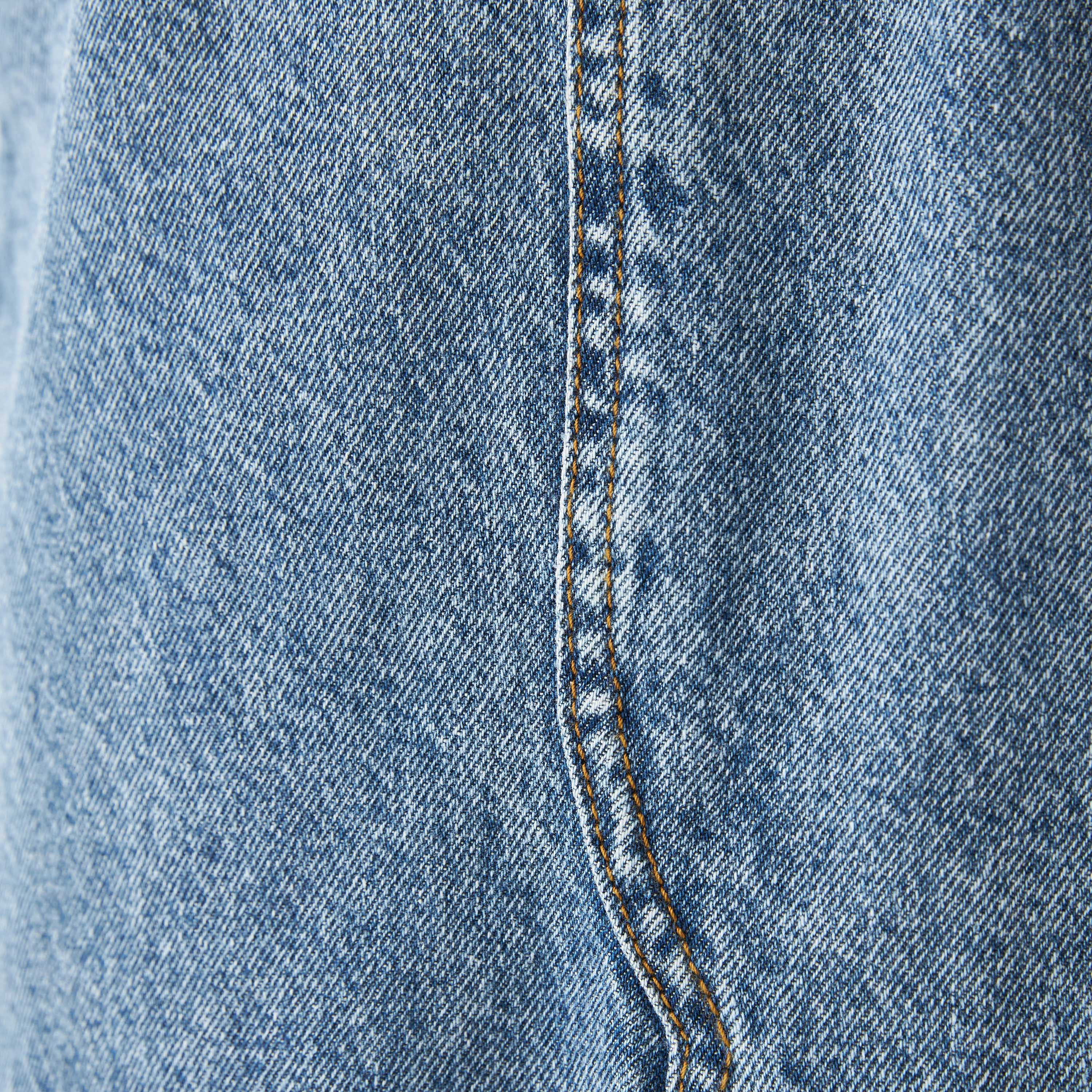 تنورة دينم بتطريز هالو كيتي مع تفاصيل رباط-girls-clothing-bottoms-skirts-image-1