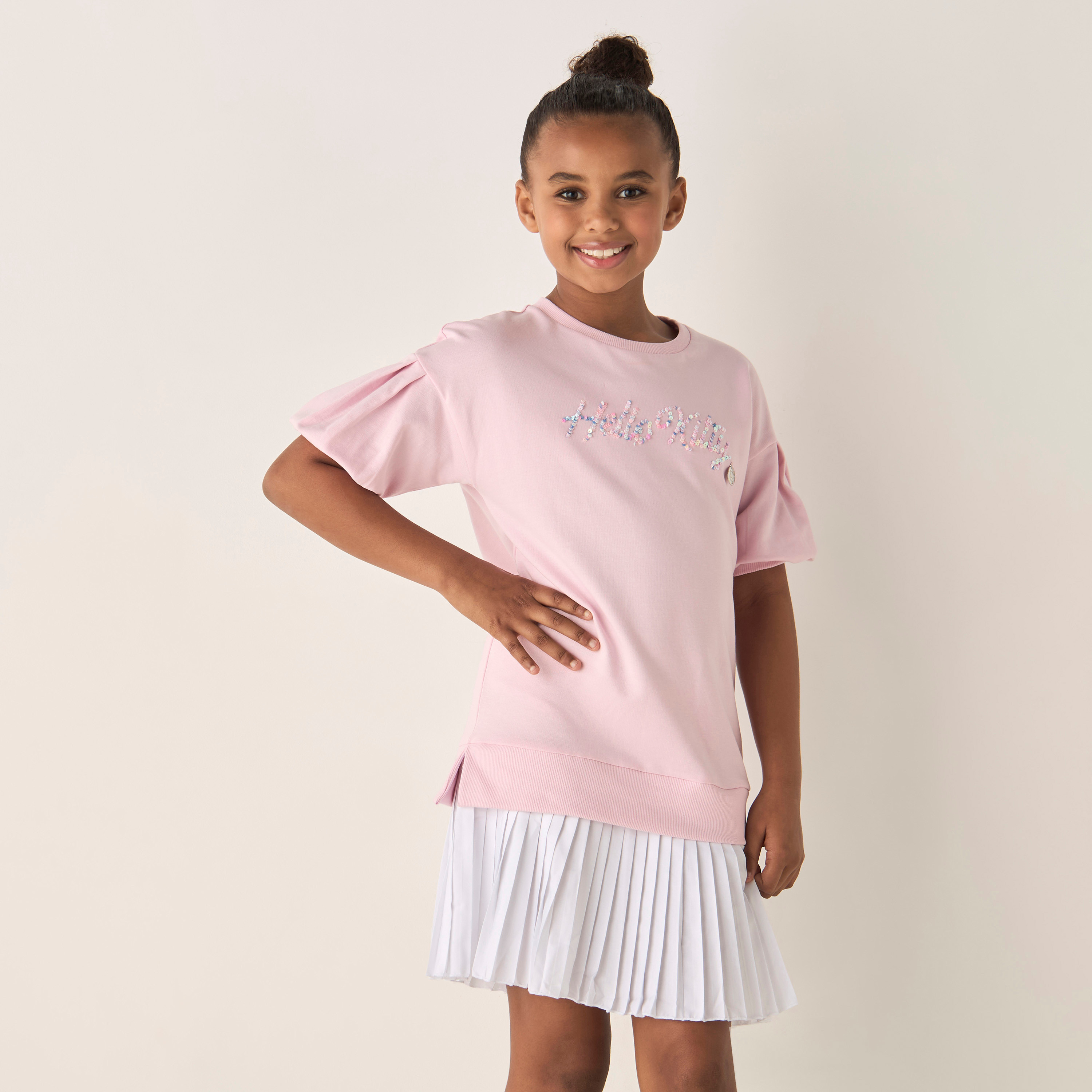 Sanrio Embellished Dress-girls-clothing-dressesandjumpsuits-image-1
