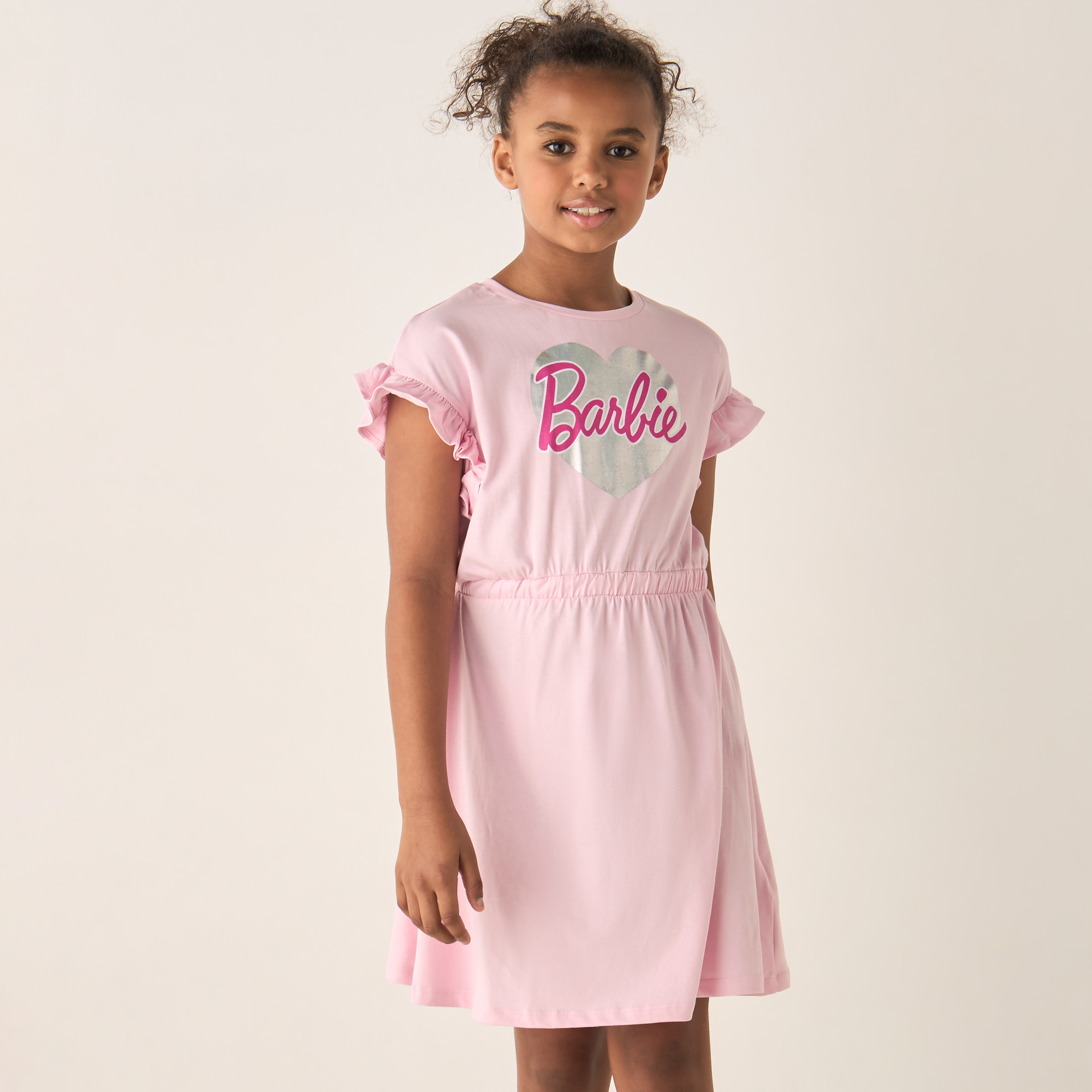 Barbie hotsell printed dress