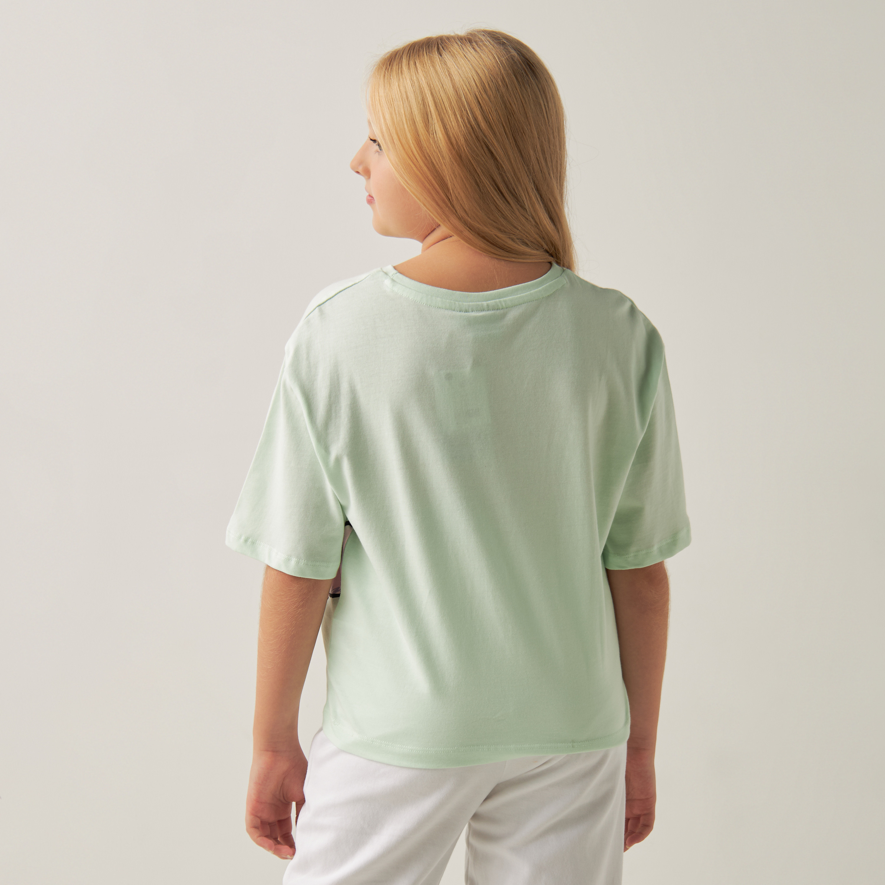 تيشيرت بأكمام قصيرة وطبعات ليلو أند ستيتش من ديزني-girls-clothing-tshirts-image-3