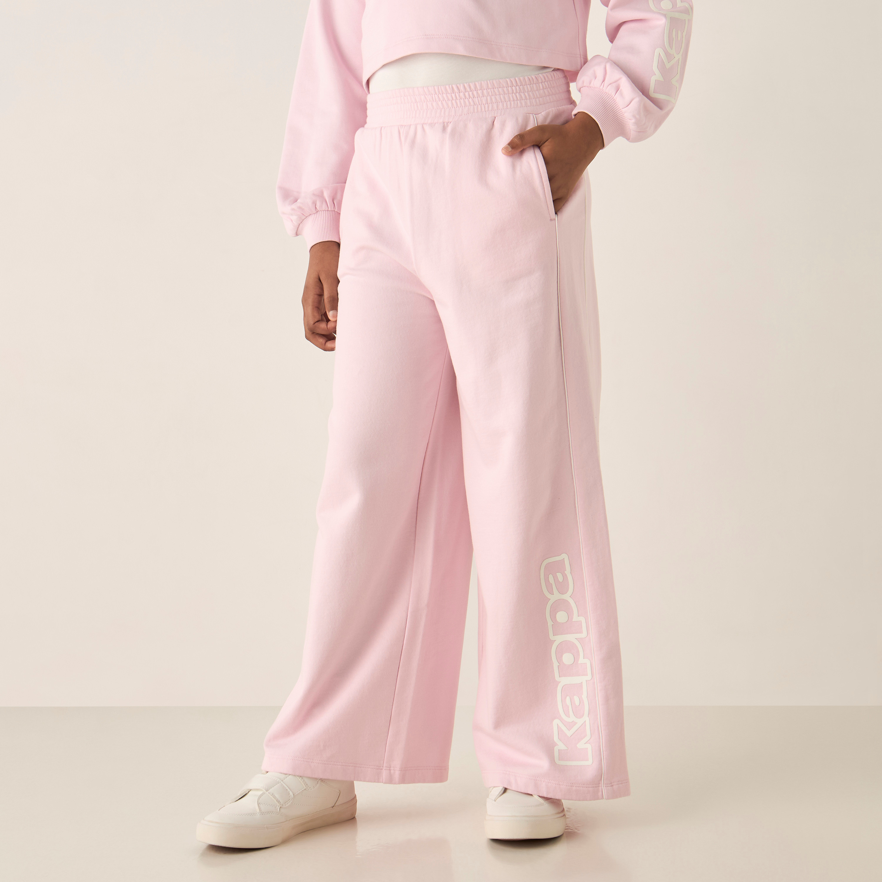 Pink kappa pants online