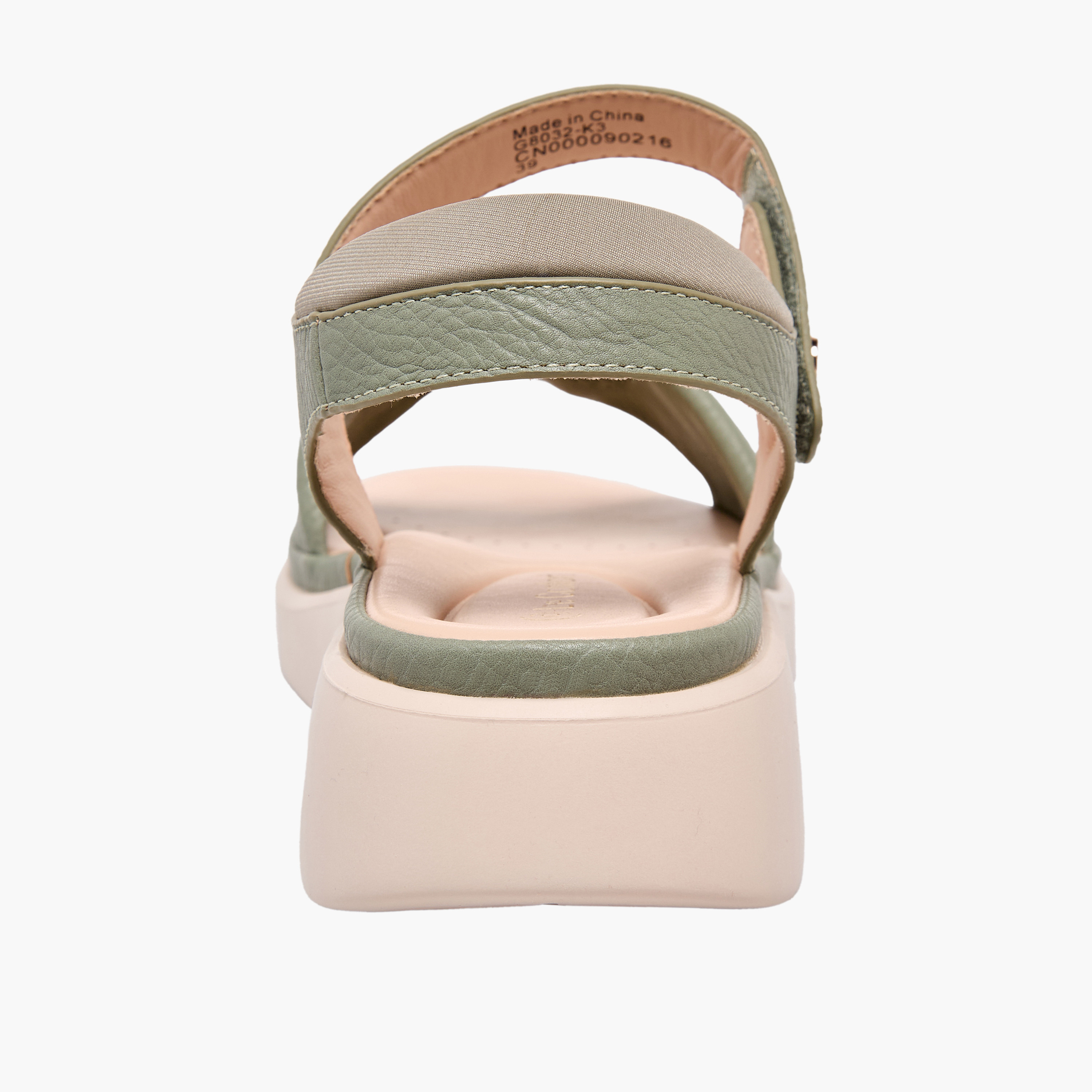 صندل بأحزمة وشريط لاصق من لو كونفورت-women-shoes-flats-sandals-image-8