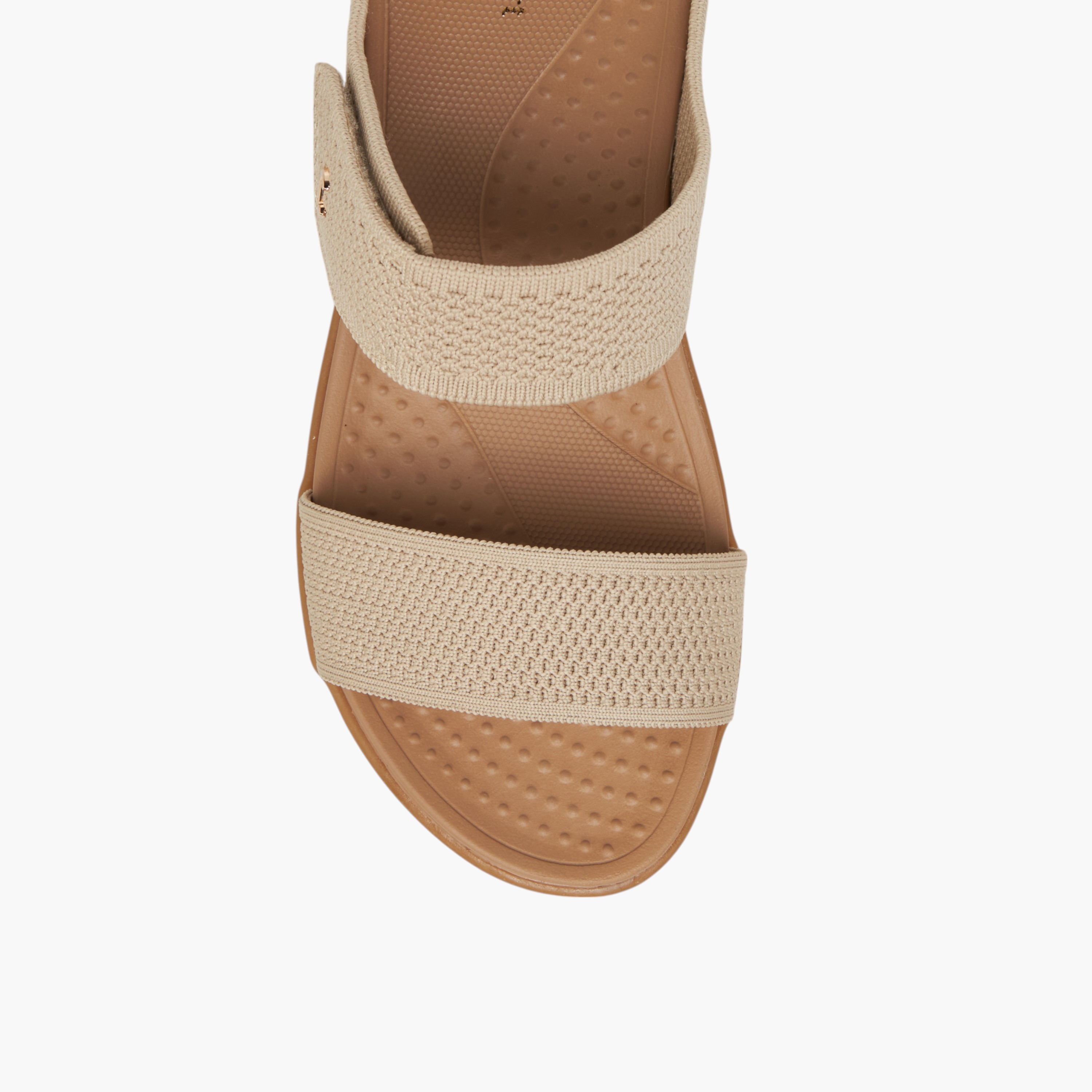 Le Confort Textured Slip-On Comfort Sandals-women-shoes-sandals-heeled-image-3