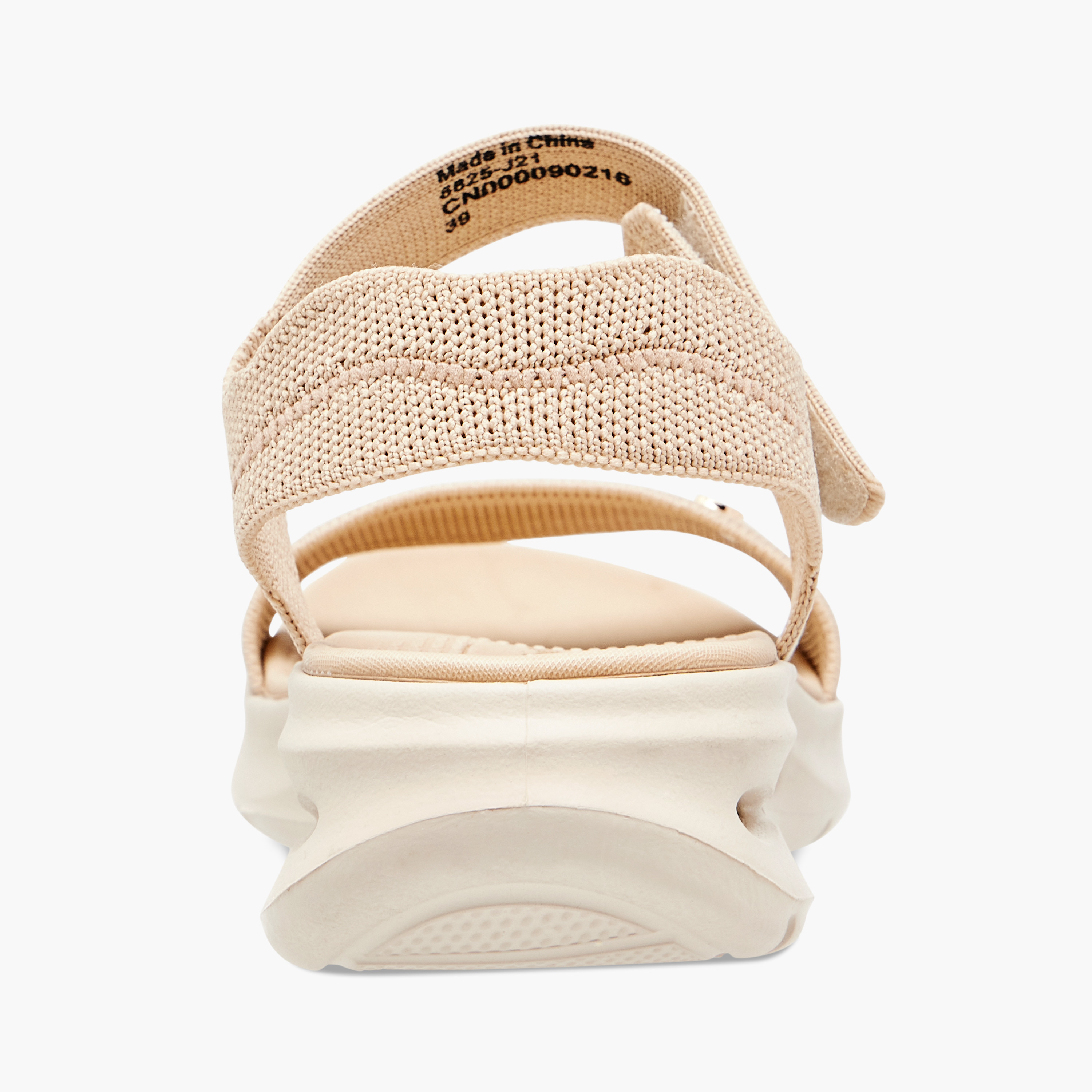 Le Confort Women's Knitted Comfort Sandals with Velcro Closure-women-shoes-flats-sandals-image-5