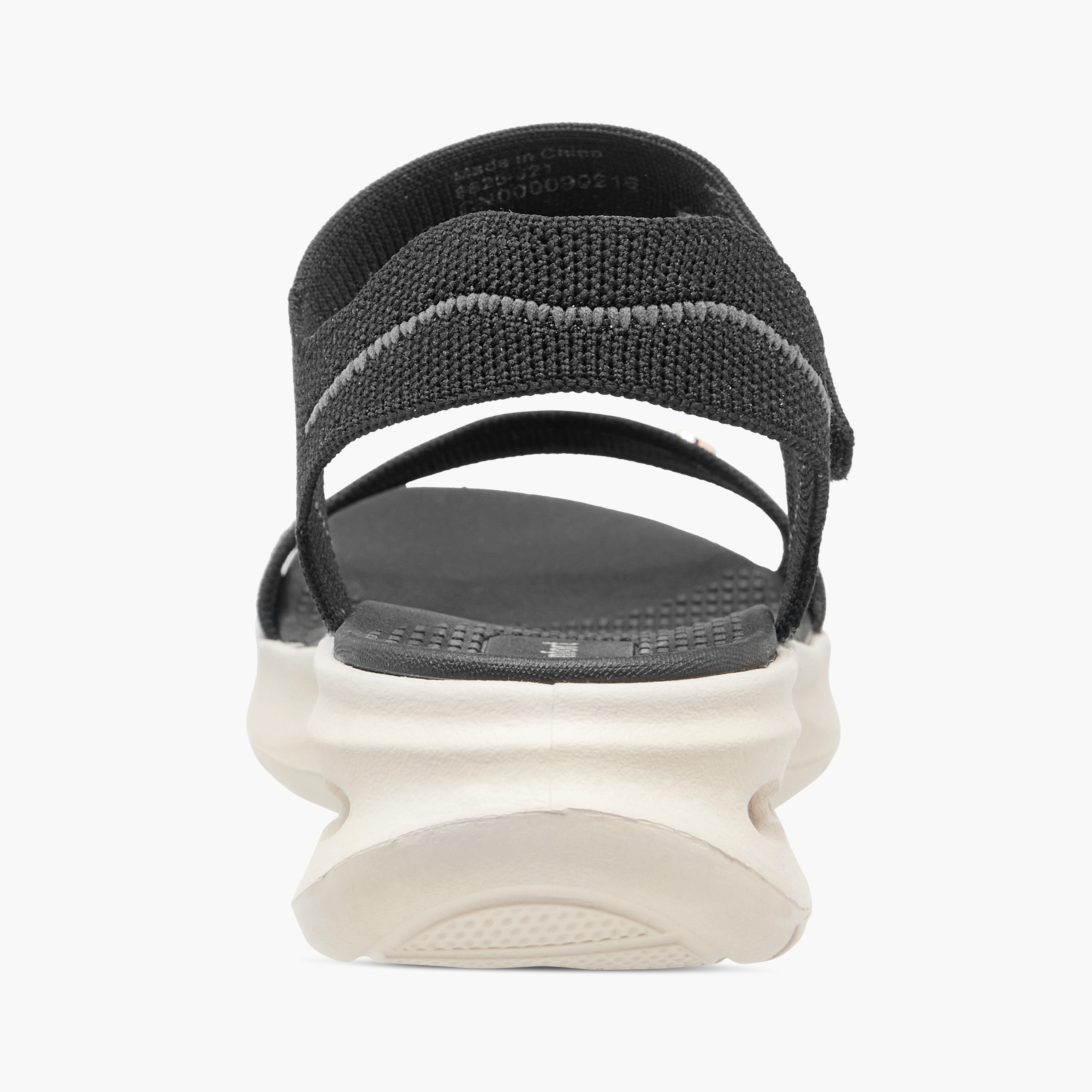 صندل محبوك مريح بشريط إغلاق لاصق للنساء من لو كونفورت-women-shoes-sandals-flats-image-1