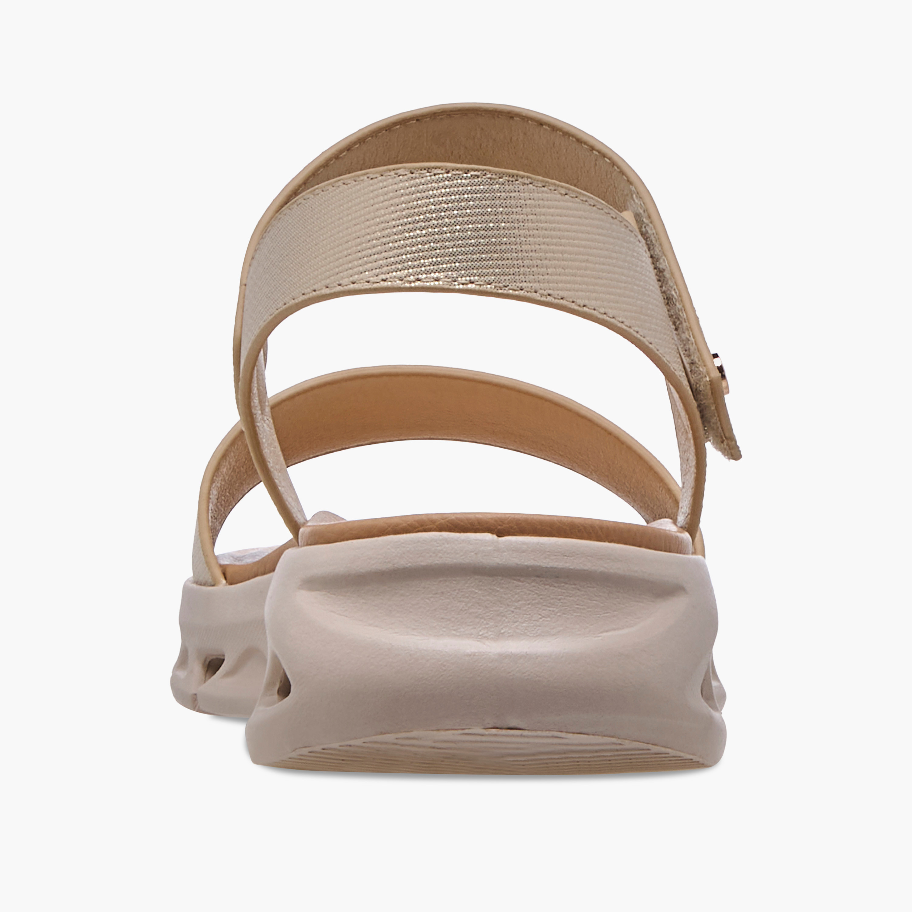صندل بارز الملمس بأحزمة وشريط إغلاق لاصق من فلورا بيلا-women-shoes-flats-sandals-image-5