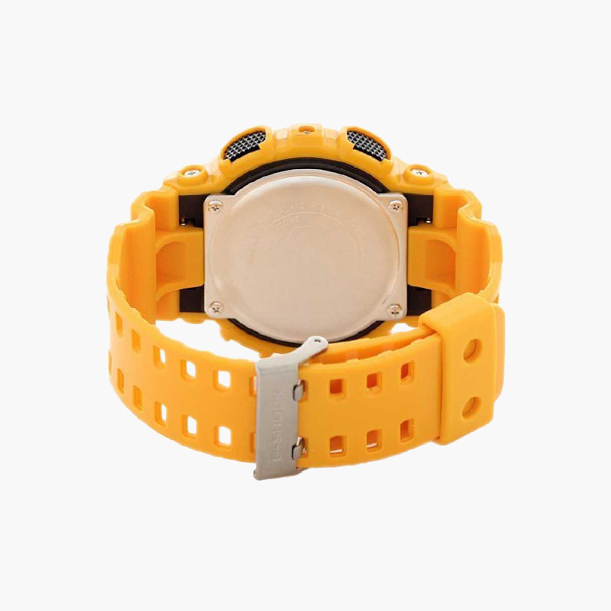 ساعة يد تناظرية/رقمية صفراء بسوار من الراتينج للرجال من كاسيو GD100A9ADR-men-watchesandjewellery-watches-image-4