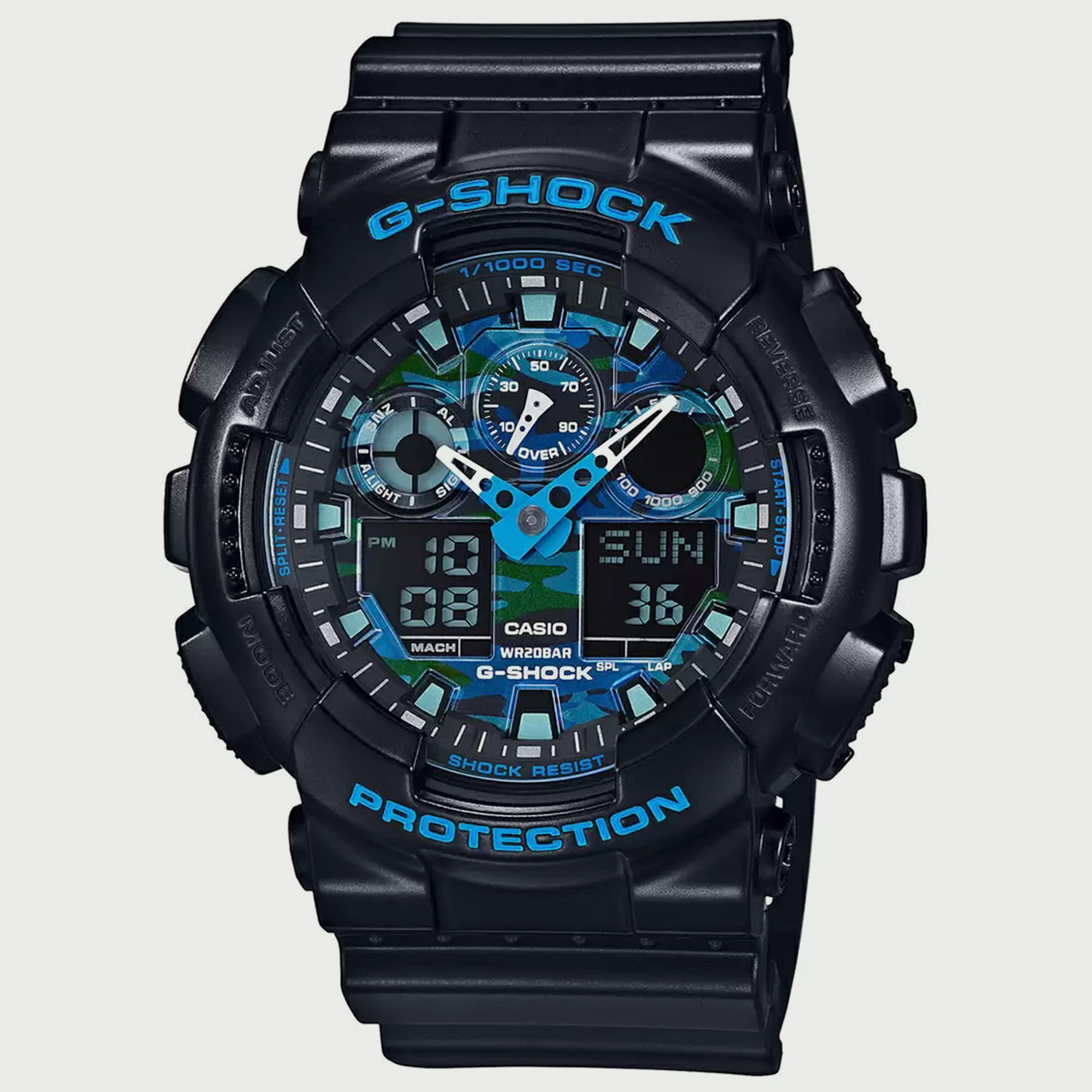 G-Shock Men's Analog-Digital Black Dial Watch - AW-591-2ADR-men-watchesandjewellery-watches-image-1