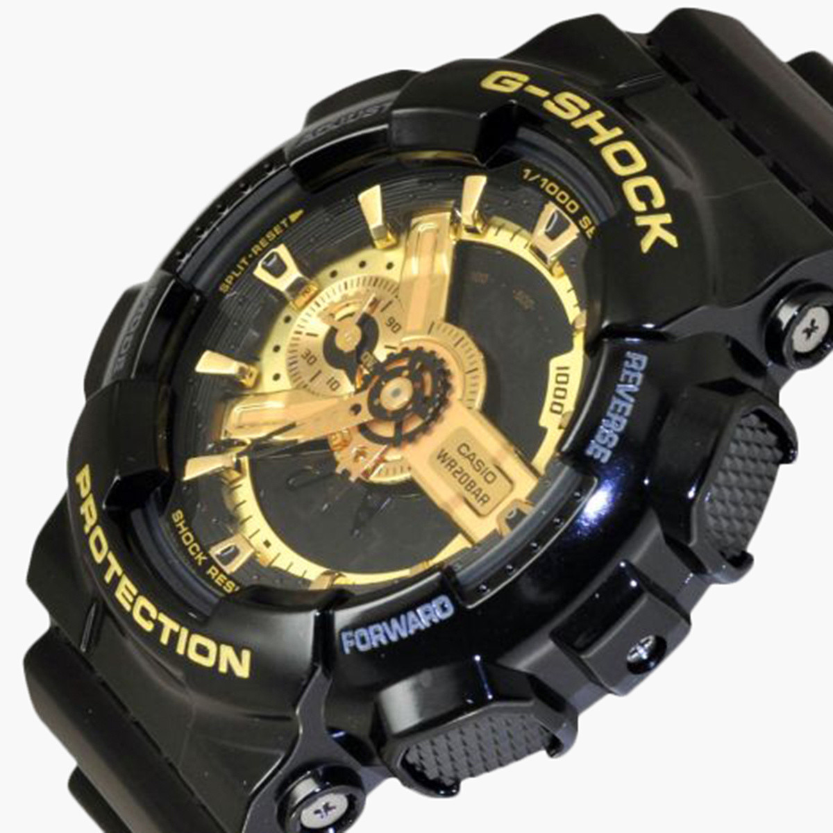 Casio G Shock Men s Black Analog Digital Resin Strap Watch GA110GB1ADR