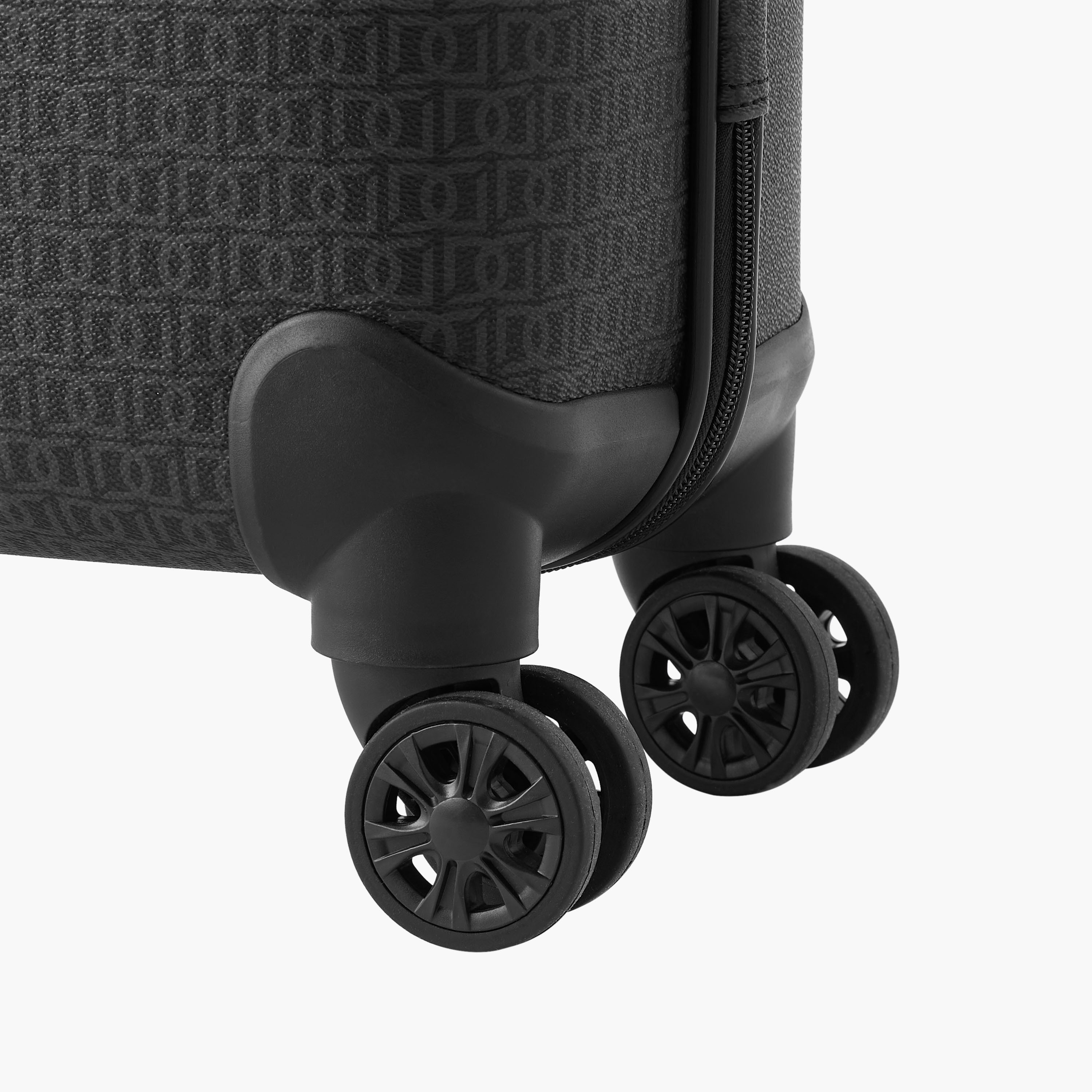 Duchini Monogram Print Hardcase Trolley Bag with Retractable Handle - 20 inches Check-in Bag-travel-luggagesandbags-luggage-image-7
