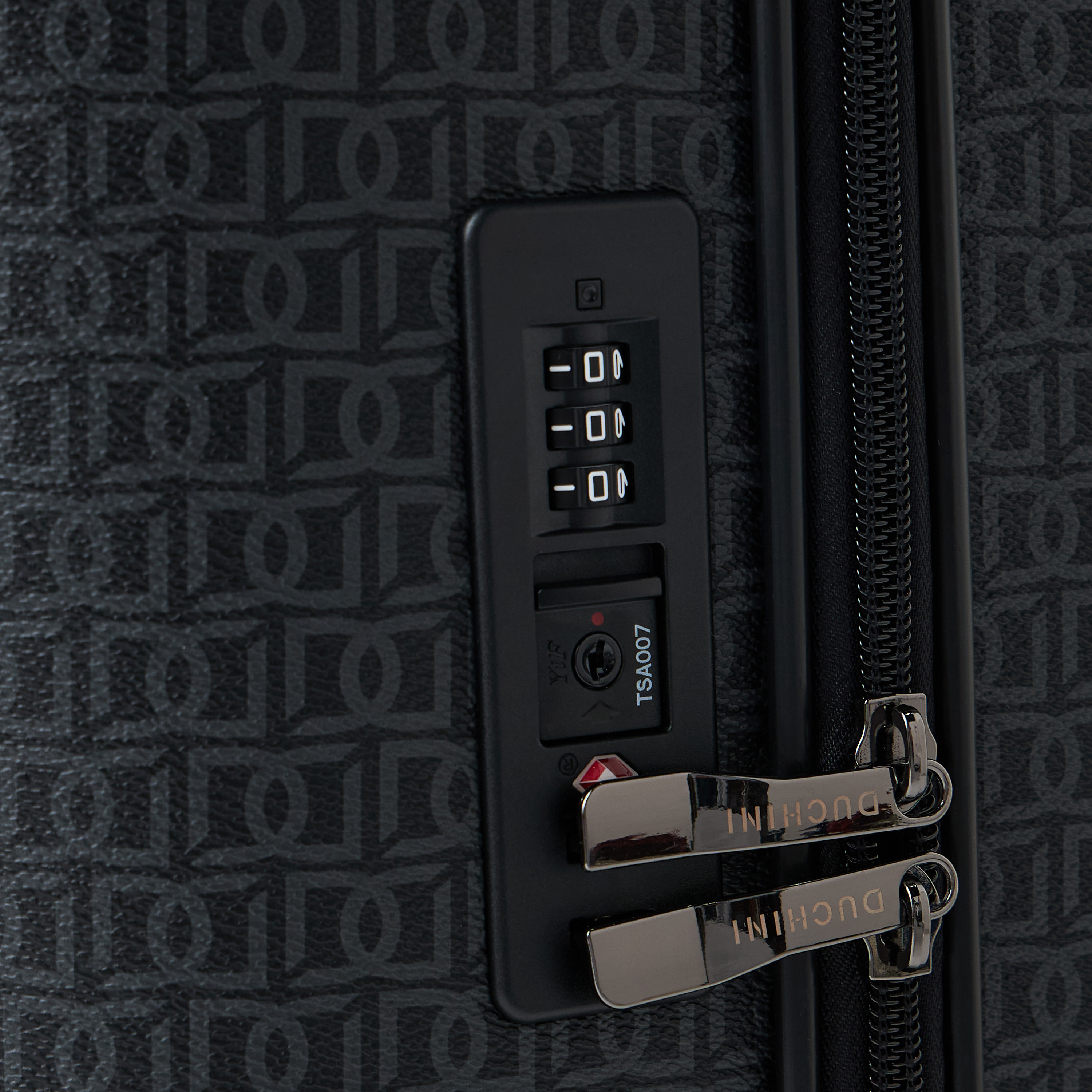 Duchini Textured Hardcase Trolley Bag with Retractable Handle-travel-luggagesandbags-luggage-image-4