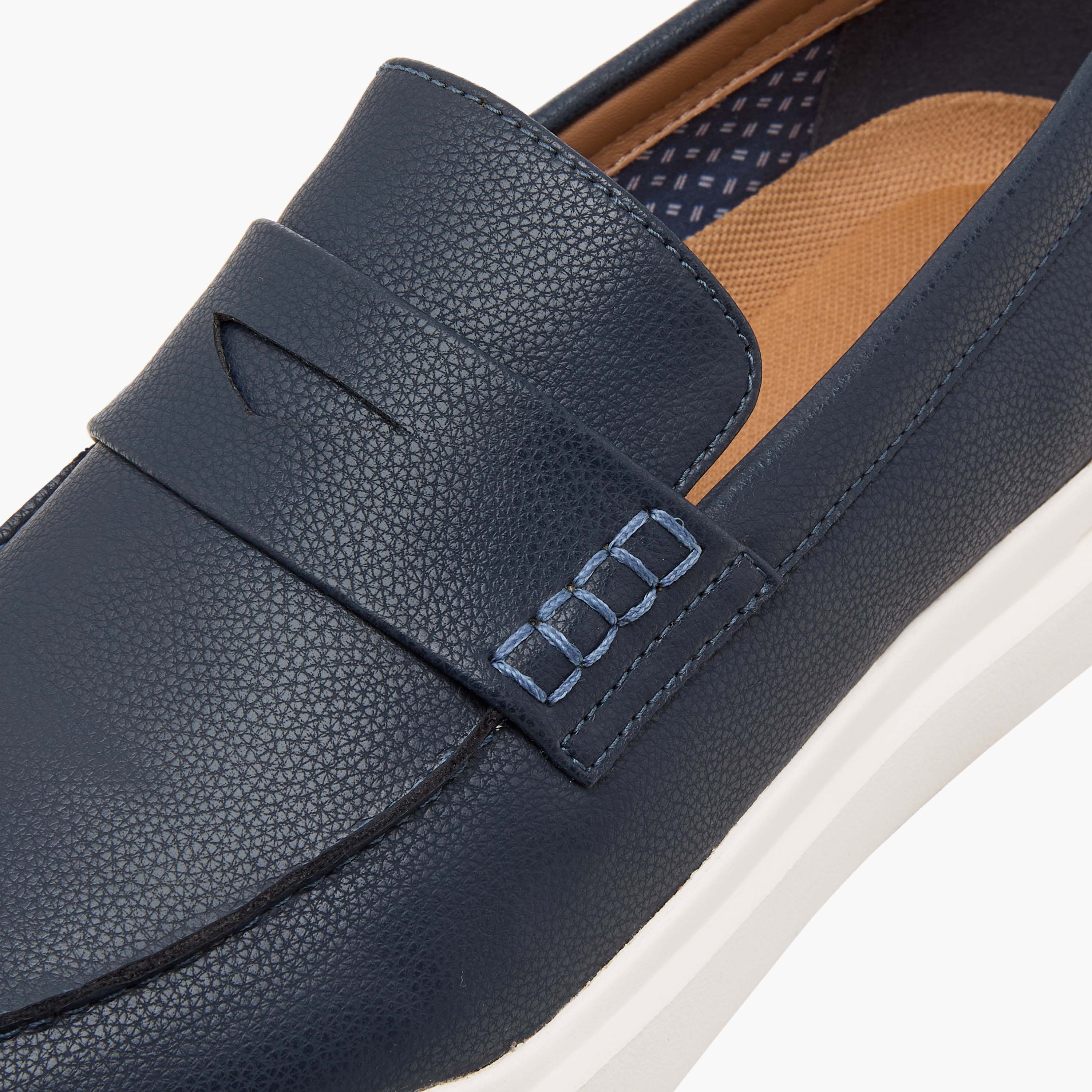 Lee Cooper Men's Textured Slip-On Loafers-men-shoes-loafersandmoccasins-image-4