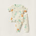 Juniors Printed Short Sleeve T-shirt and Pyjama Set-Pyjama Sets-thumbnail-0