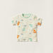 Juniors Printed Short Sleeve T-shirt and Pyjama Set-Pyjama Sets-thumbnail-2
