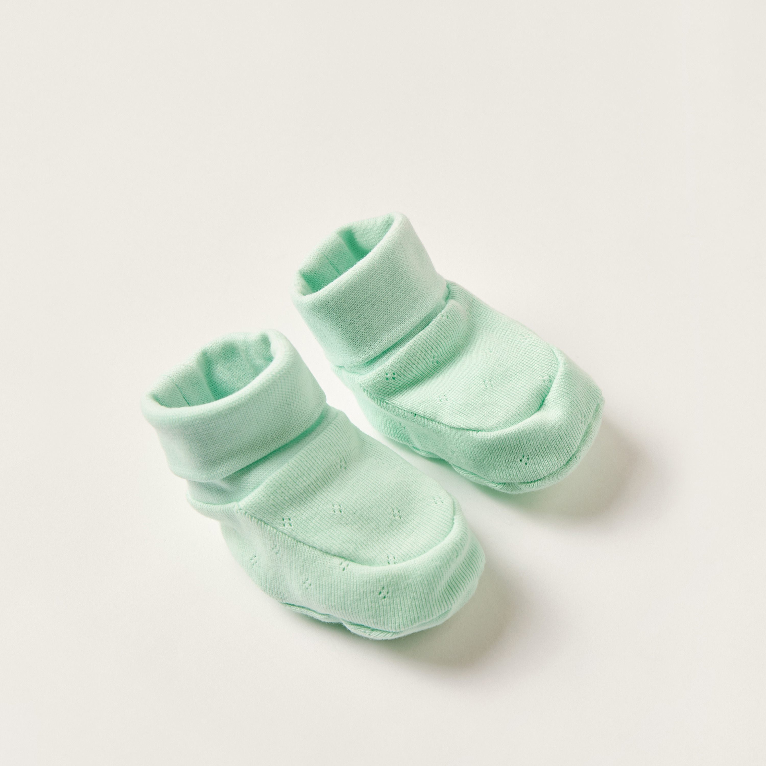 Giggles Solid Booties-baby-boys-shoes-booties-image-2