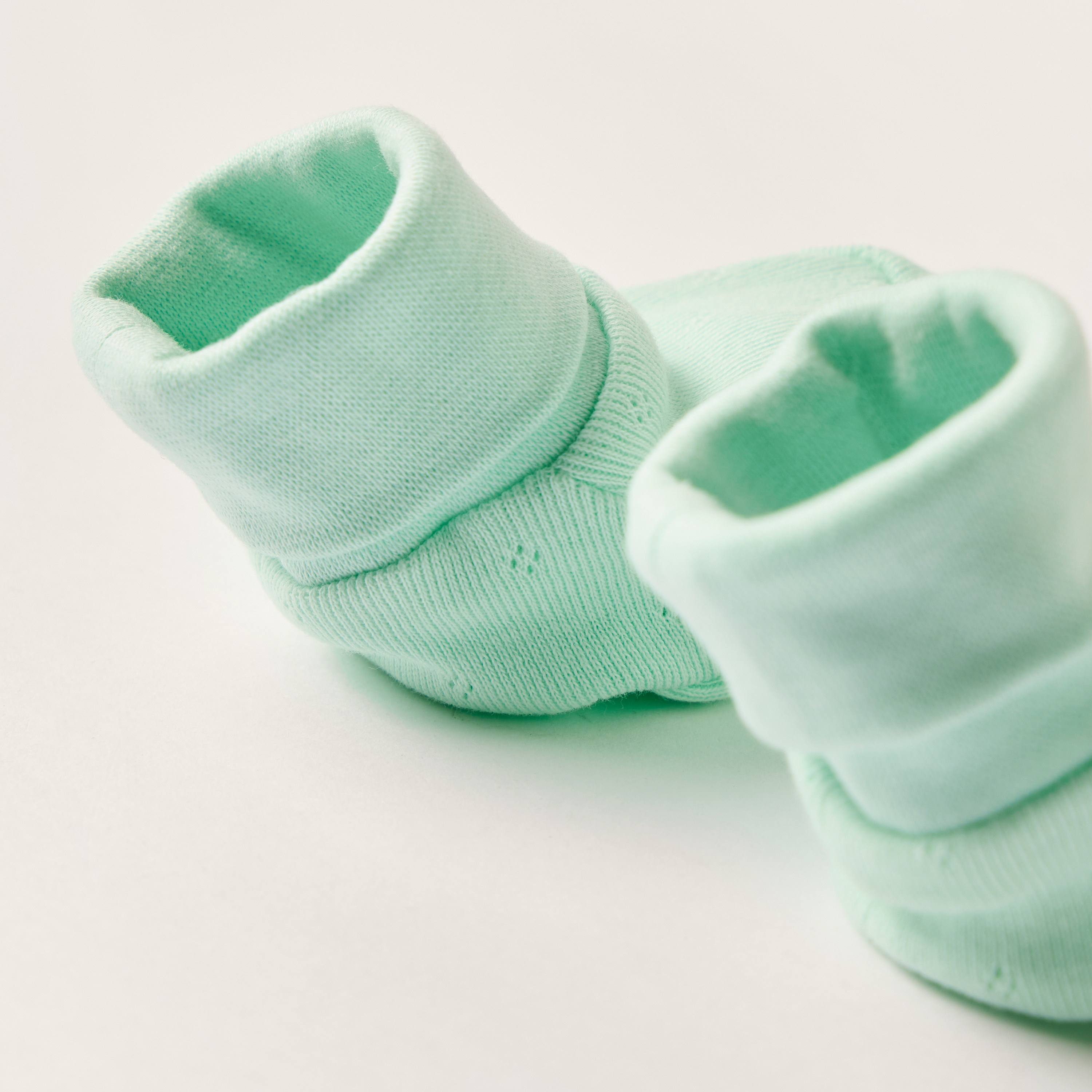 Giggles Solid Booties-baby-boys-shoes-booties-image-4
