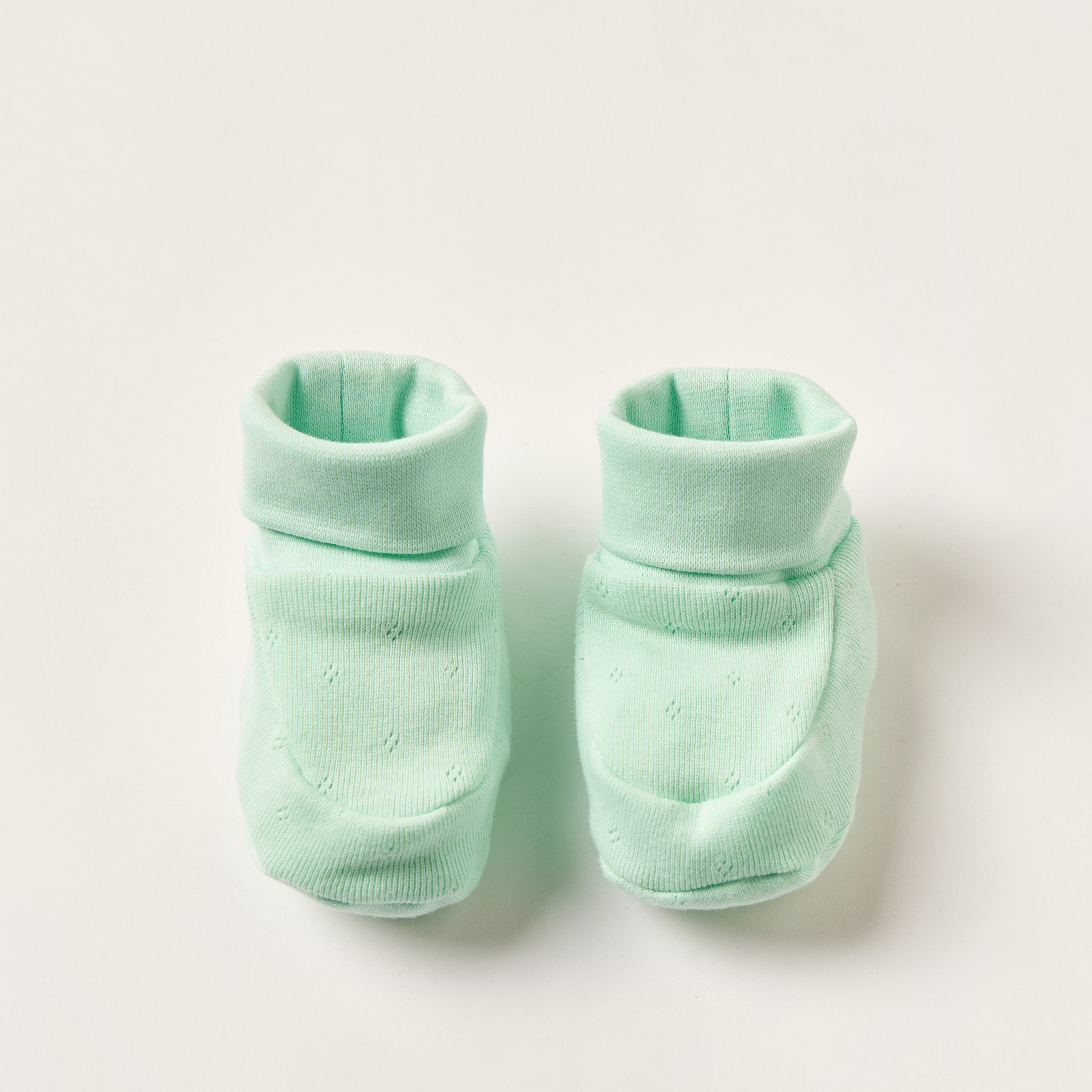 Giggles Solid Booties-baby-boys-shoes-booties-image-5