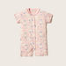 Juniors Printed Romper with Round Neck and Short Sleeves-Rompers%2C Dungarees and Jumpsuits-thumbnail-0