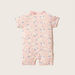 Juniors Printed Romper with Round Neck and Short Sleeves-Rompers%2C Dungarees and Jumpsuits-thumbnail-2