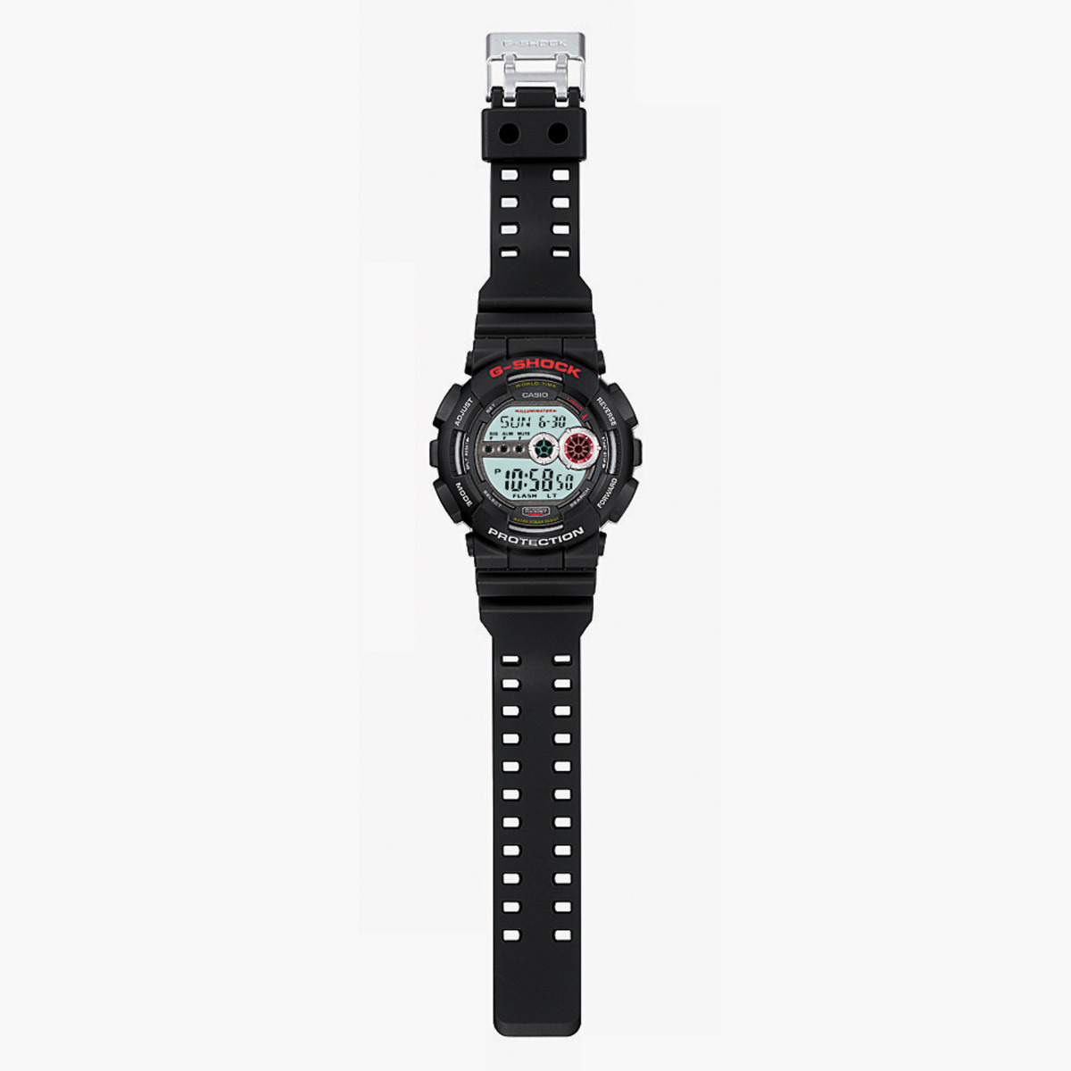Casio G-Shock Men's Black Digital Resin Strap Watch - GD-100-1ADR-men-watchesandjewellery-watches-image-2