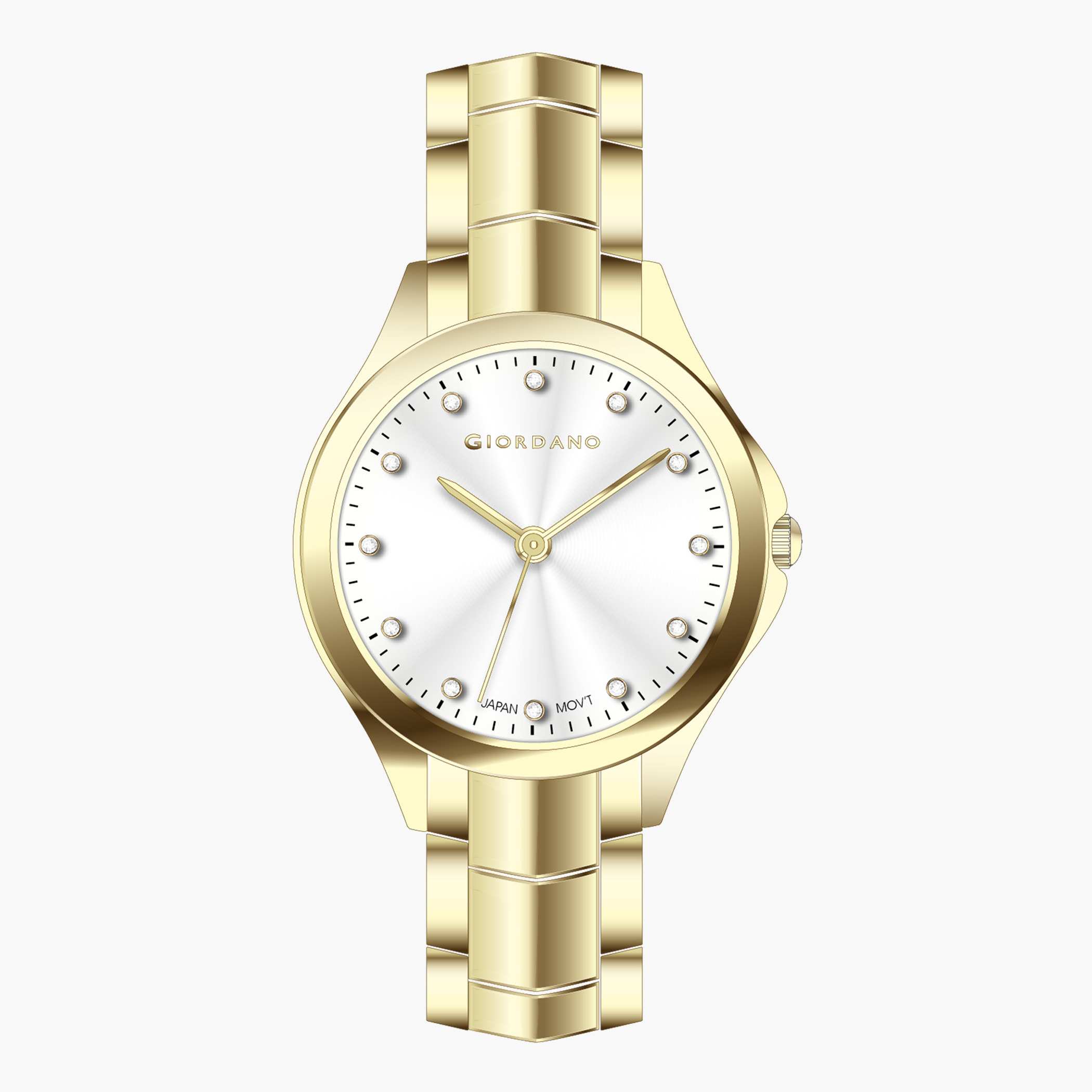 Buy Women s Giordano Women s Analog Silver Dial Watch GD 2142 55 Online Centrepoint UAE