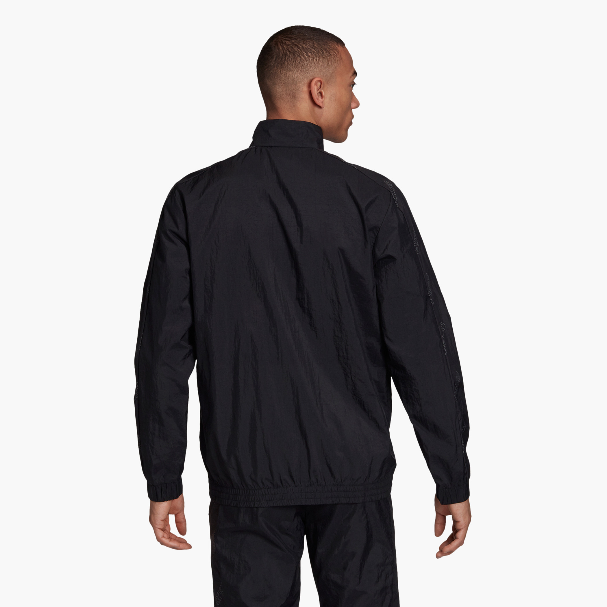 Adidas Men's Jacket with Turtle Neck and Zip Closure-men-clothing-sportswearandactivewear-hoodiesandsweatshirts-image-2