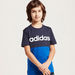 adidas Round Neck T-shirt with Short Sleeves-Tops-thumbnail-1