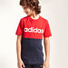 adidas Panelled Round Neck T-shirt with Short Sleeves-T Shirts-thumbnail-1