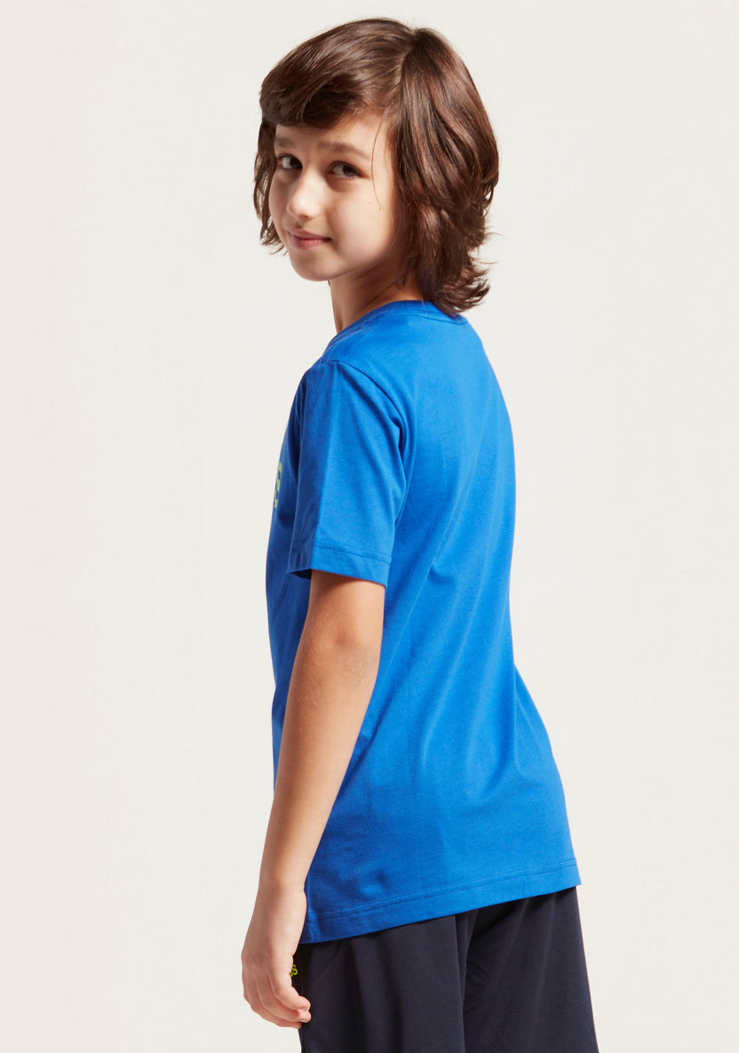 adidas Round Neck T-shirt with Short Sleeves-T Shirts-image-3