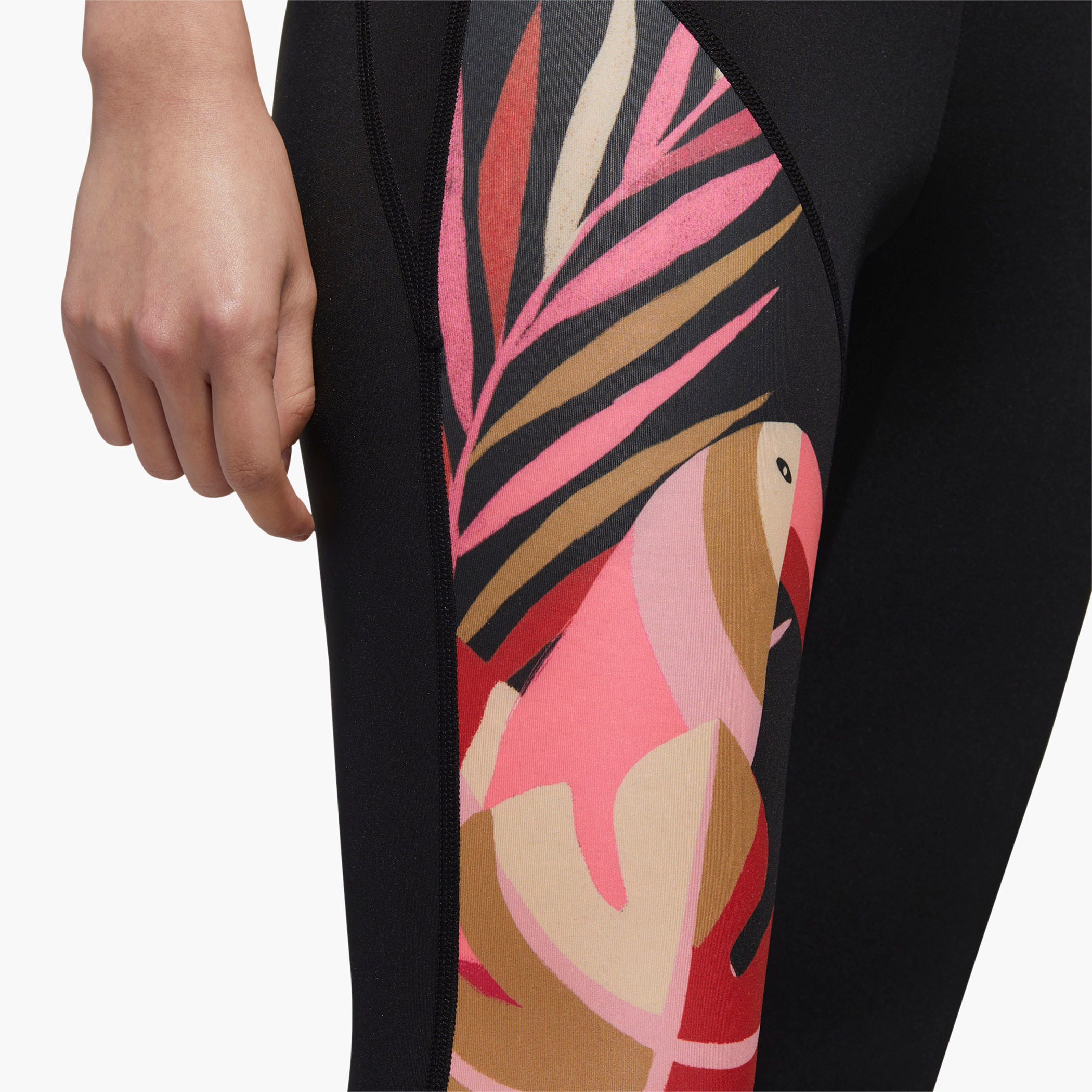 Adidas Adult Tights Activewear - W FARM FB TIG-women-clothing-sportswearandactivewear-bottoms-image-4