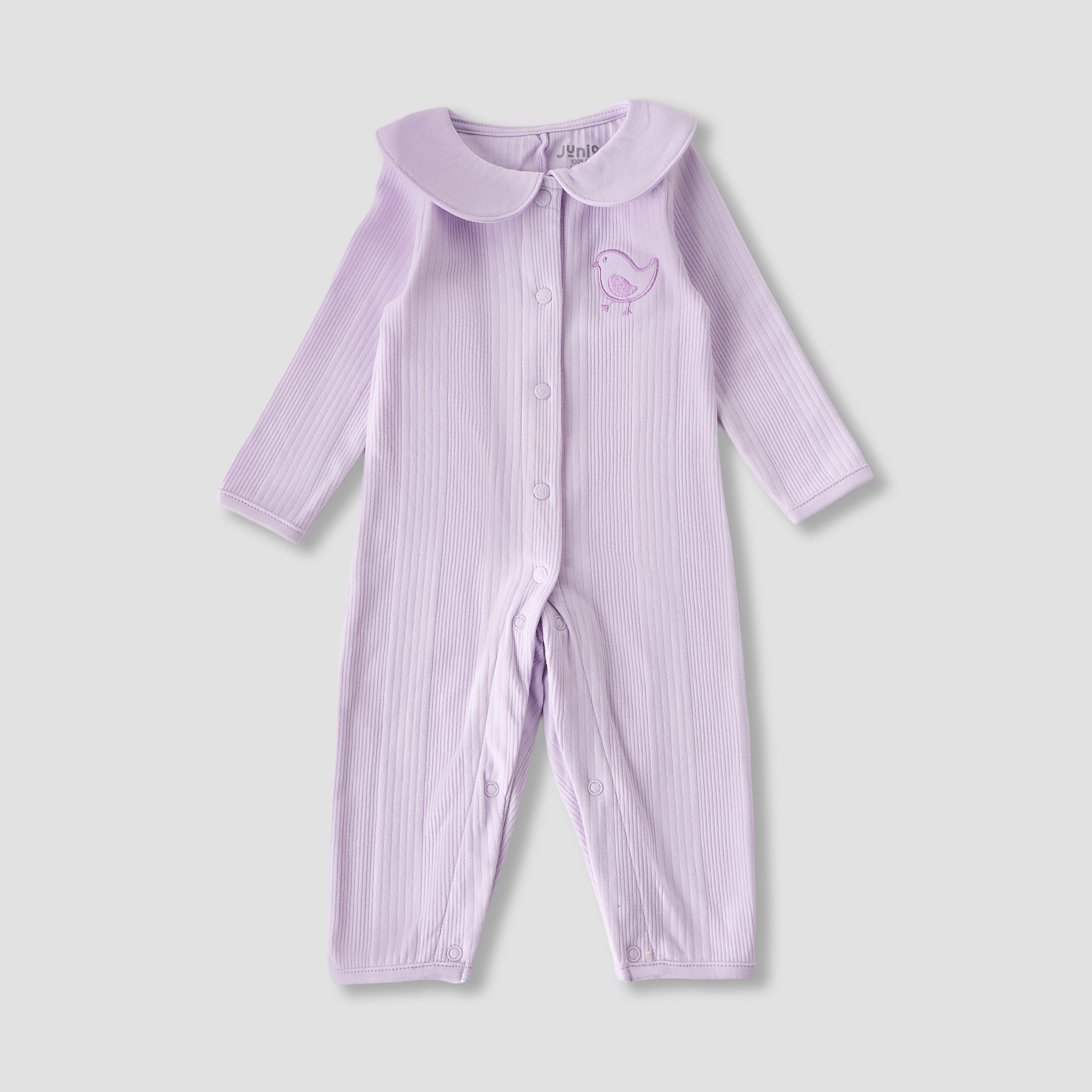 Juniors 5-Piece Girls Gift Set - Cotton - Sleepsuit, Blanket, Beanie Cap - Bird Print-baby-girls-clothing-setsandcoords-image-3
