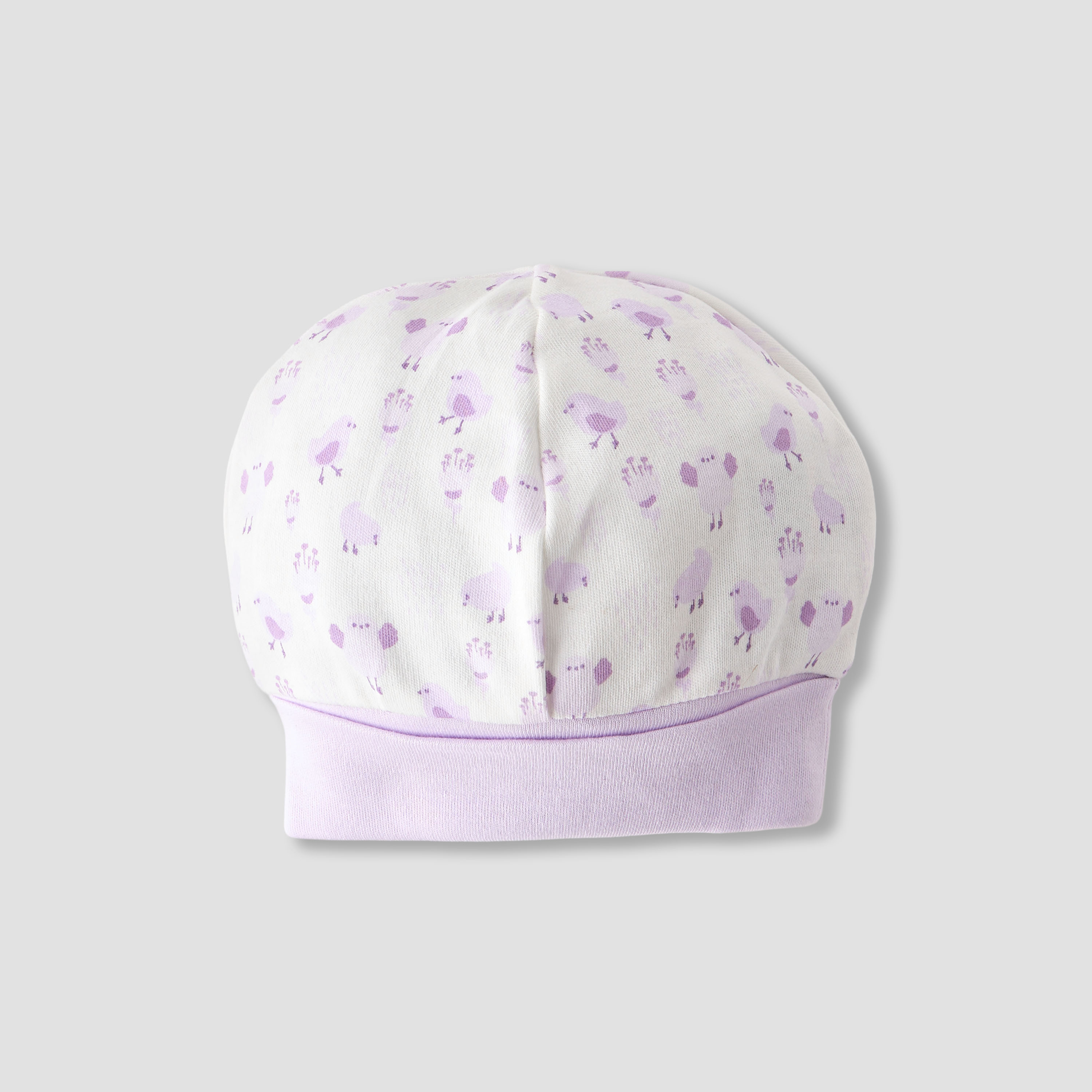 Juniors 5-Piece Girls Gift Set - Cotton - Sleepsuit, Blanket, Beanie Cap - Bird Print-baby-girls-clothing-setsandcoords-image-4