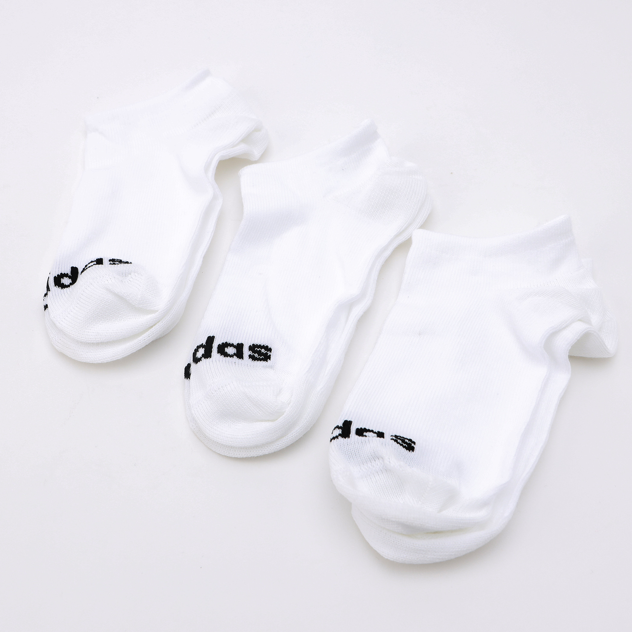 Shop Adidas Solid Ankle Length Sports Socks - Set of 3 Online | Shoemart UAE