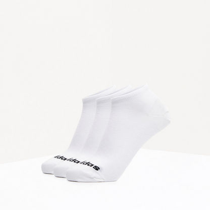 Adidas Solid Ankle Length Sports Socks - Set of 3