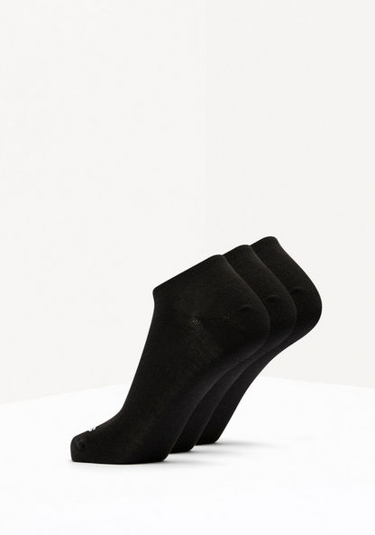 Adidas Solid Ankle Length Sports Socks - Set of 3-Boy%27s Socks-image-1