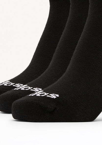 Adidas Solid Ankle Length Sports Socks - Set of 3-Boy%27s Socks-image-2