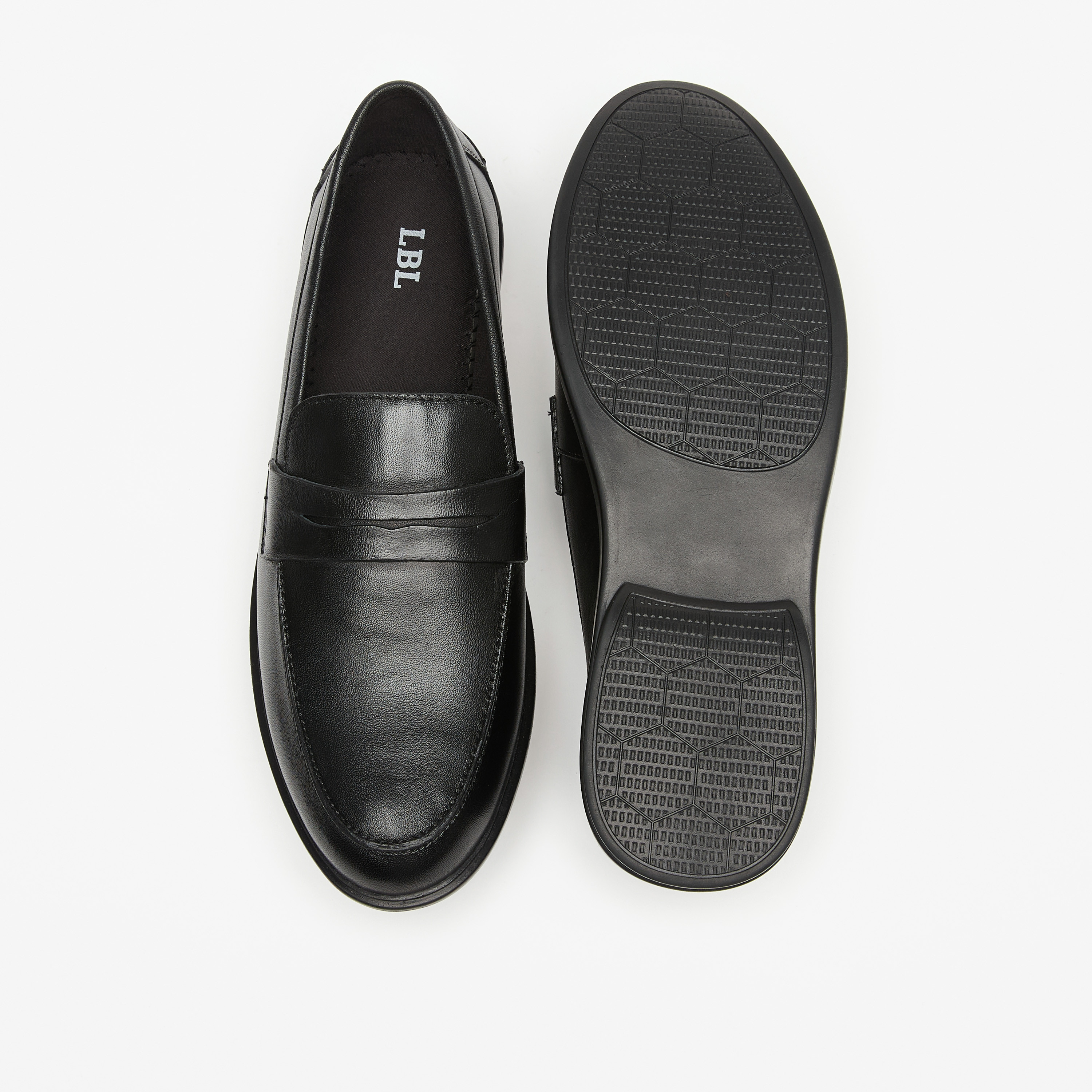 LBL by Shoexpress Solid Slip-On Loafers-men-shoes-formalshoes-image-4