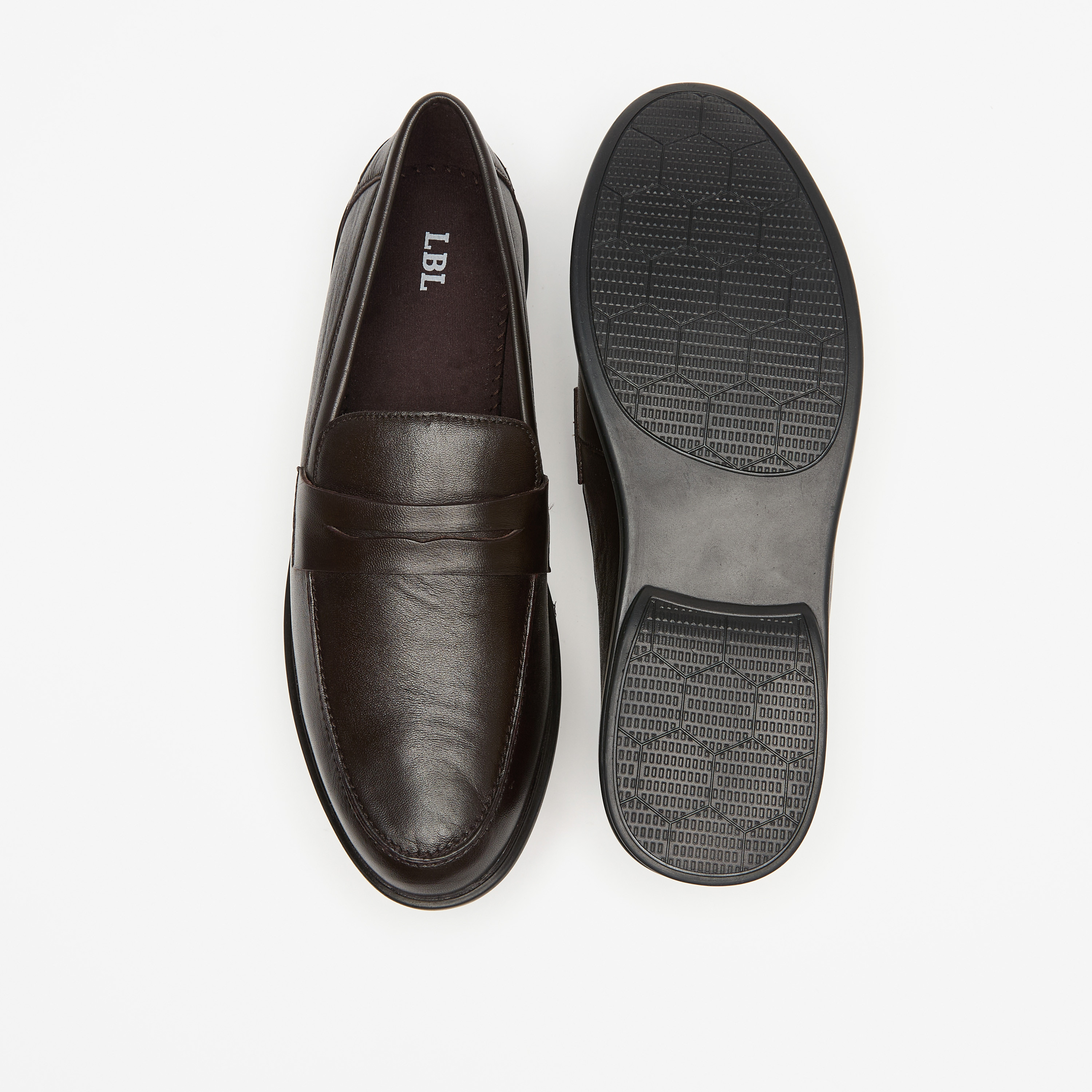 LBL by Shoexpress Solid Slip-On Loafers-men-shoes-formalshoes-image-5