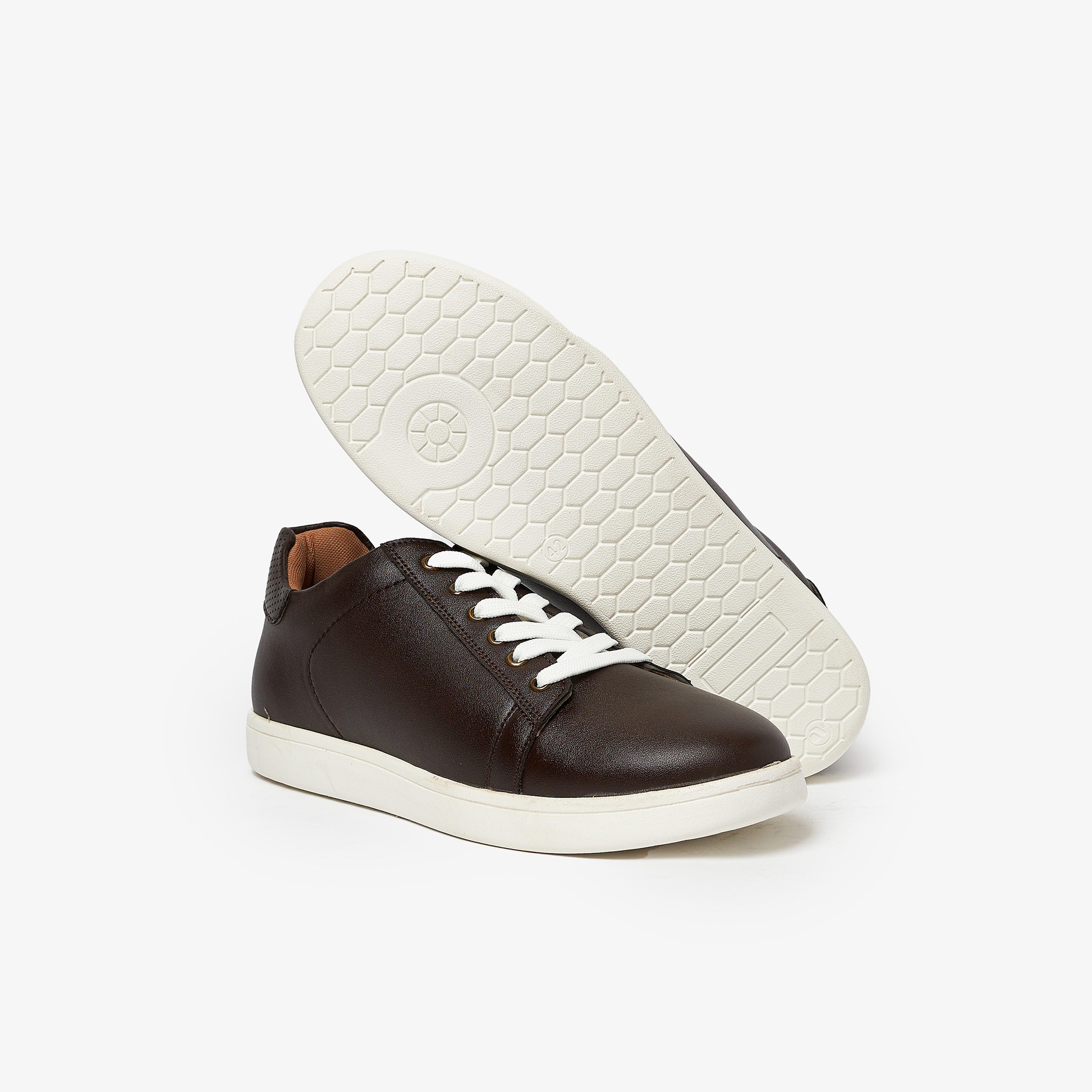 Geoomnii Men's Lace Up Mid Top Casual Shoes | GEO-100-men-shoes-sneakers-image-4