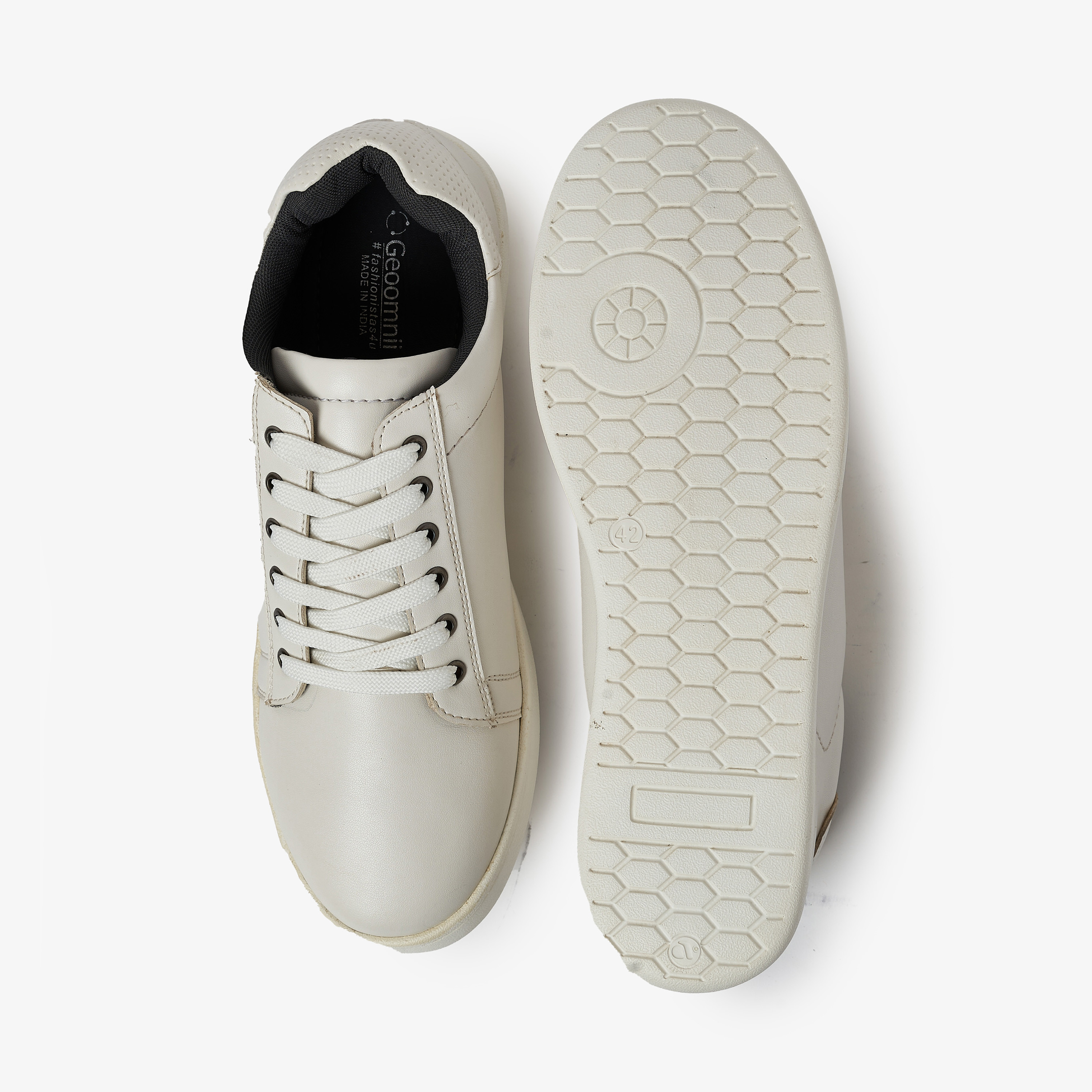حذاء كاجوال رجالي من جيومني برباط علوي متوسط | GEO-100-men-shoes-sneakers-image-9