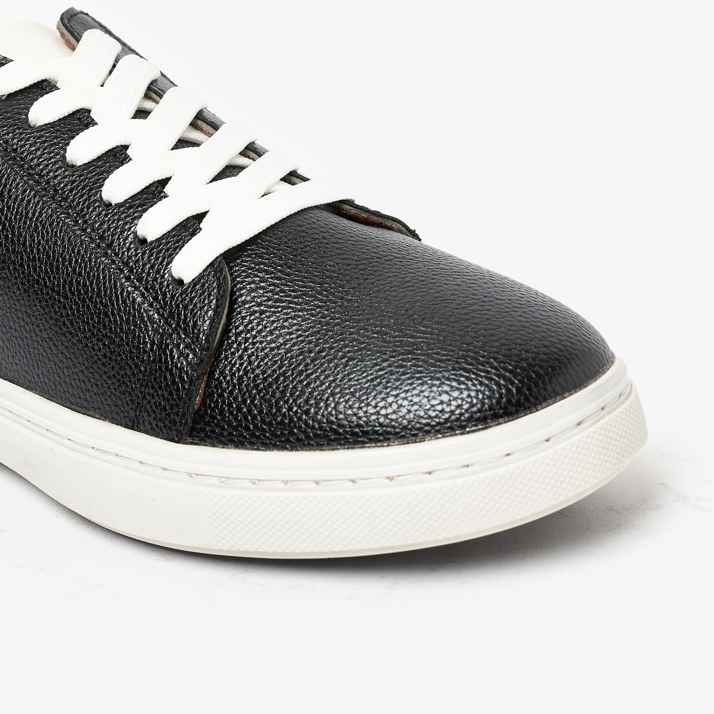 Geoomnii Men's Lace-up Low Ankle Sneakers | GEO-101-men-shoes-sneakers-image-5