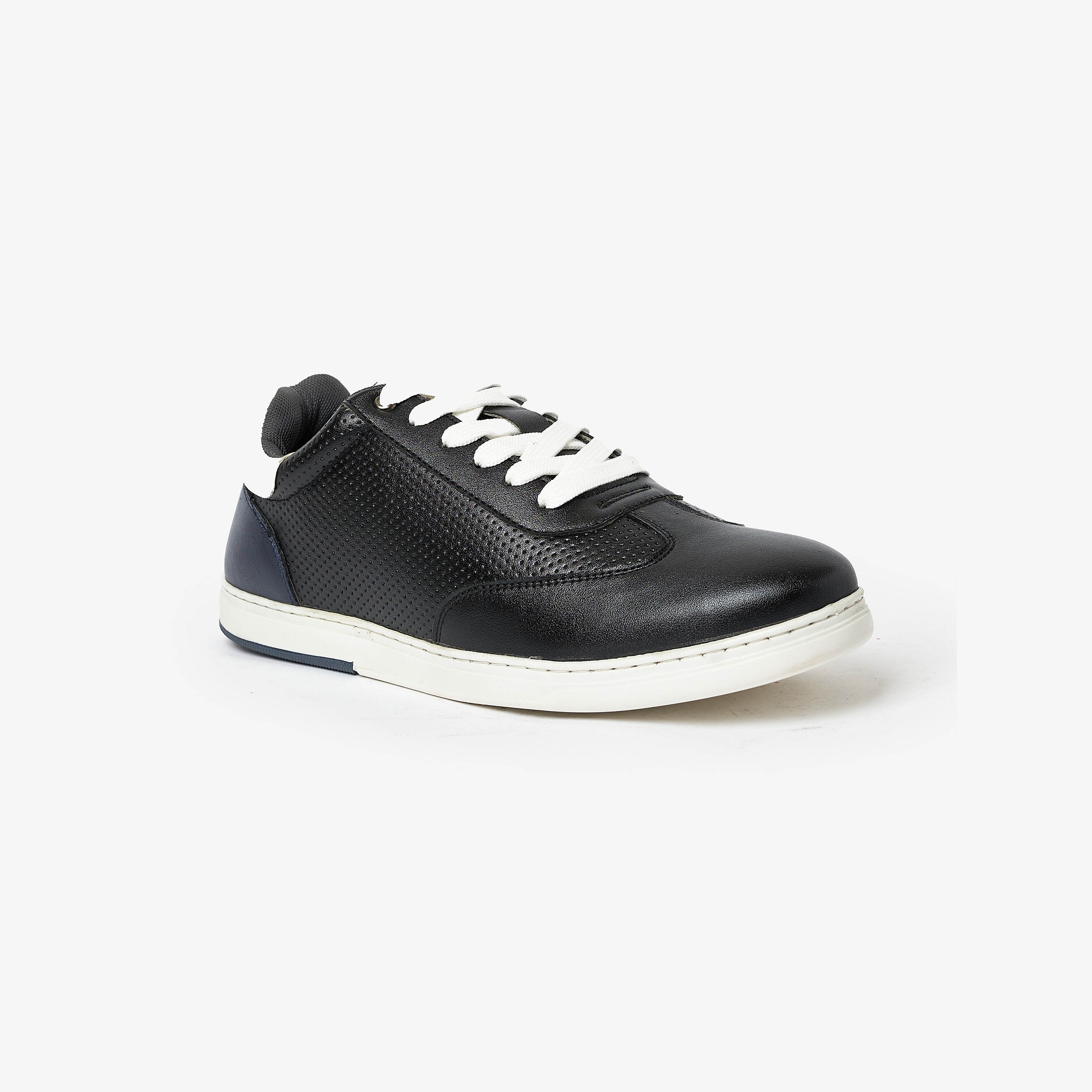 Geoomnii Men's Lace-up Low Ankle Sneakers | GEO-102-men-shoes-sneakers-image-1