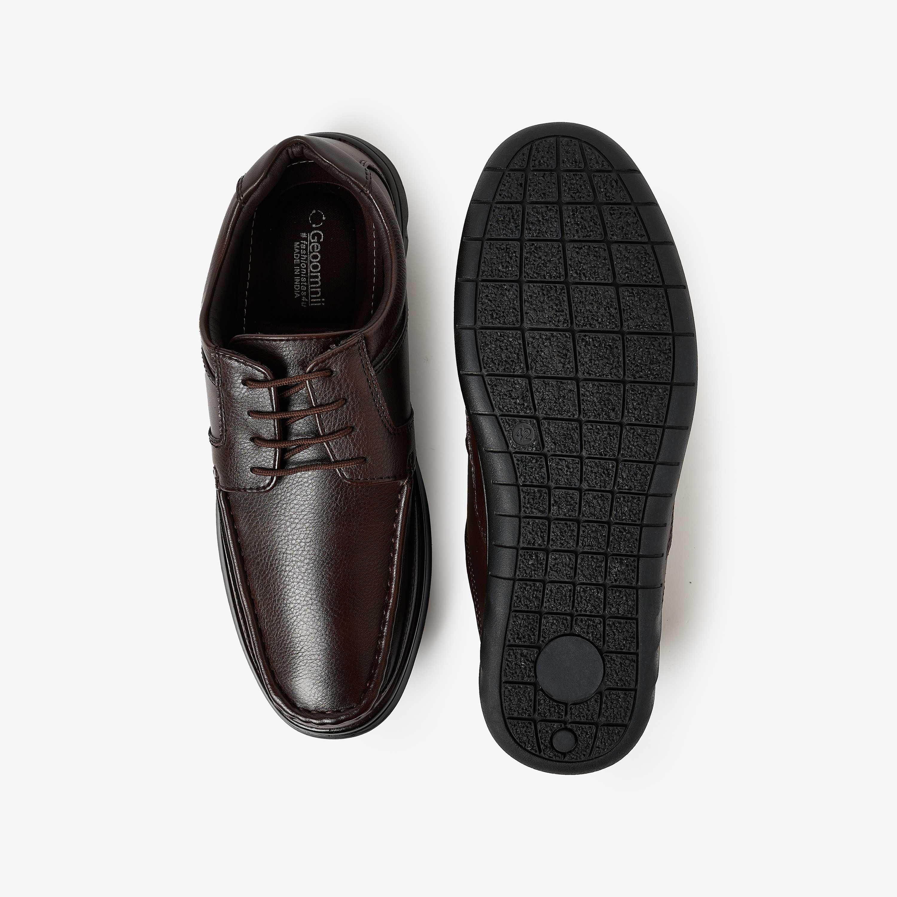 حذاء فارمل ديربي رجالي من جيومني برباط | GEO-108-men-shoes-formalshoes-image-9