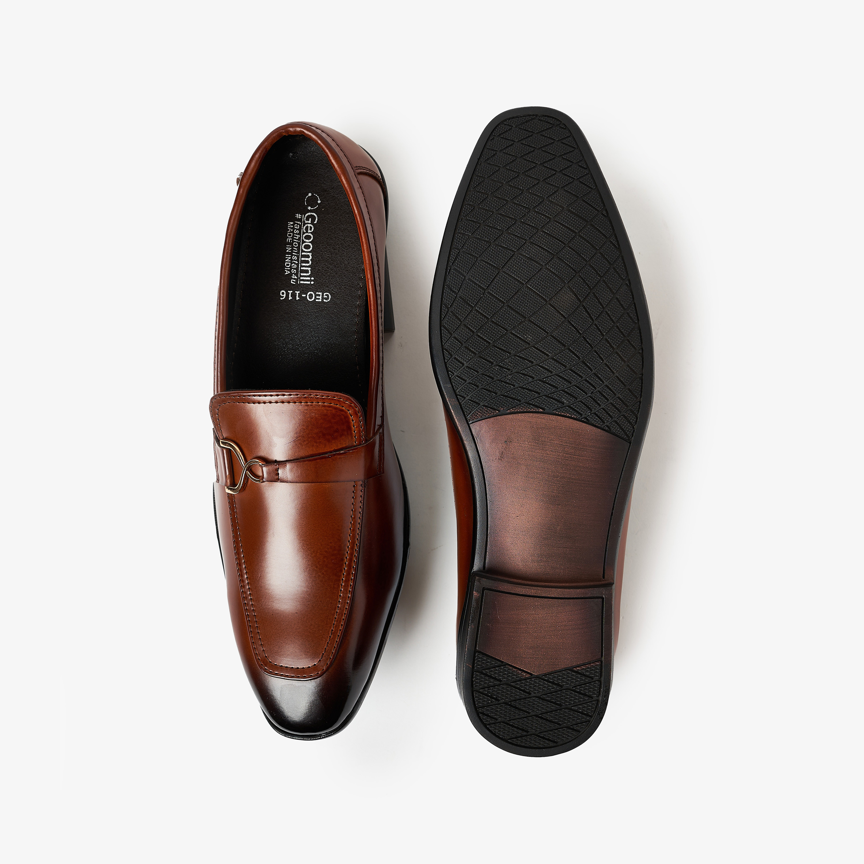 Geoomnii Men's Slip On Horsebit Loafers | GEO-116-men-shoes-loafersandmoccasins-image-9
