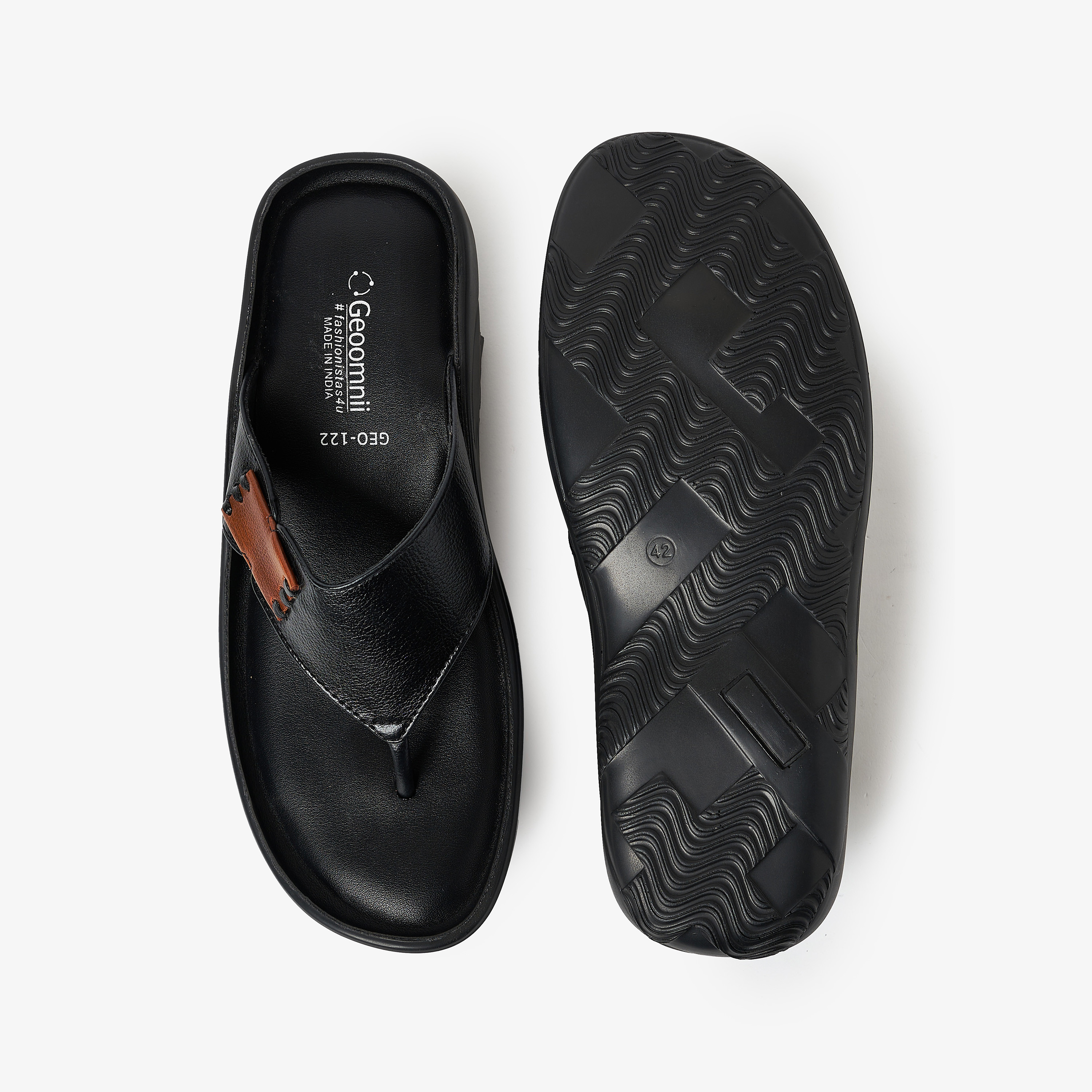 Geoomnii Men's Slip-On Thong Sandals | GEO-122-men-shoes-flipflopsandslides-image-1