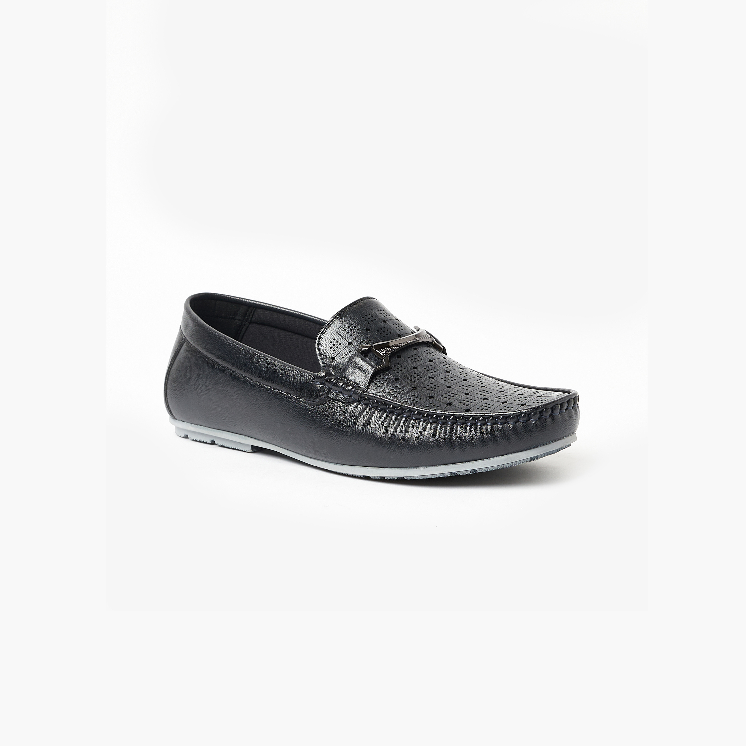 Geoomnii Men's Slip-On Loafers | GEO-18-BLUE-men-shoes-loafersandmoccasins-image-1