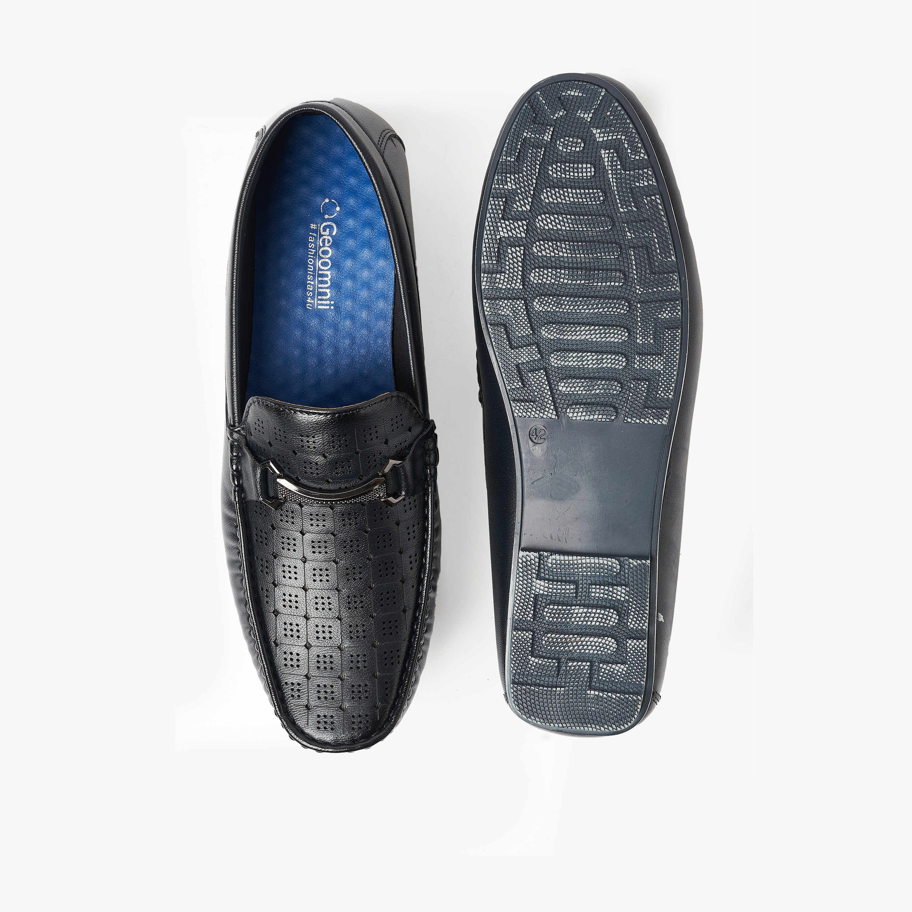 جيومني- حذاء لوفر رجالي سهل الارتداء | GEO-18-BLUE-men-shoes-loafersandmoccasins-image-3